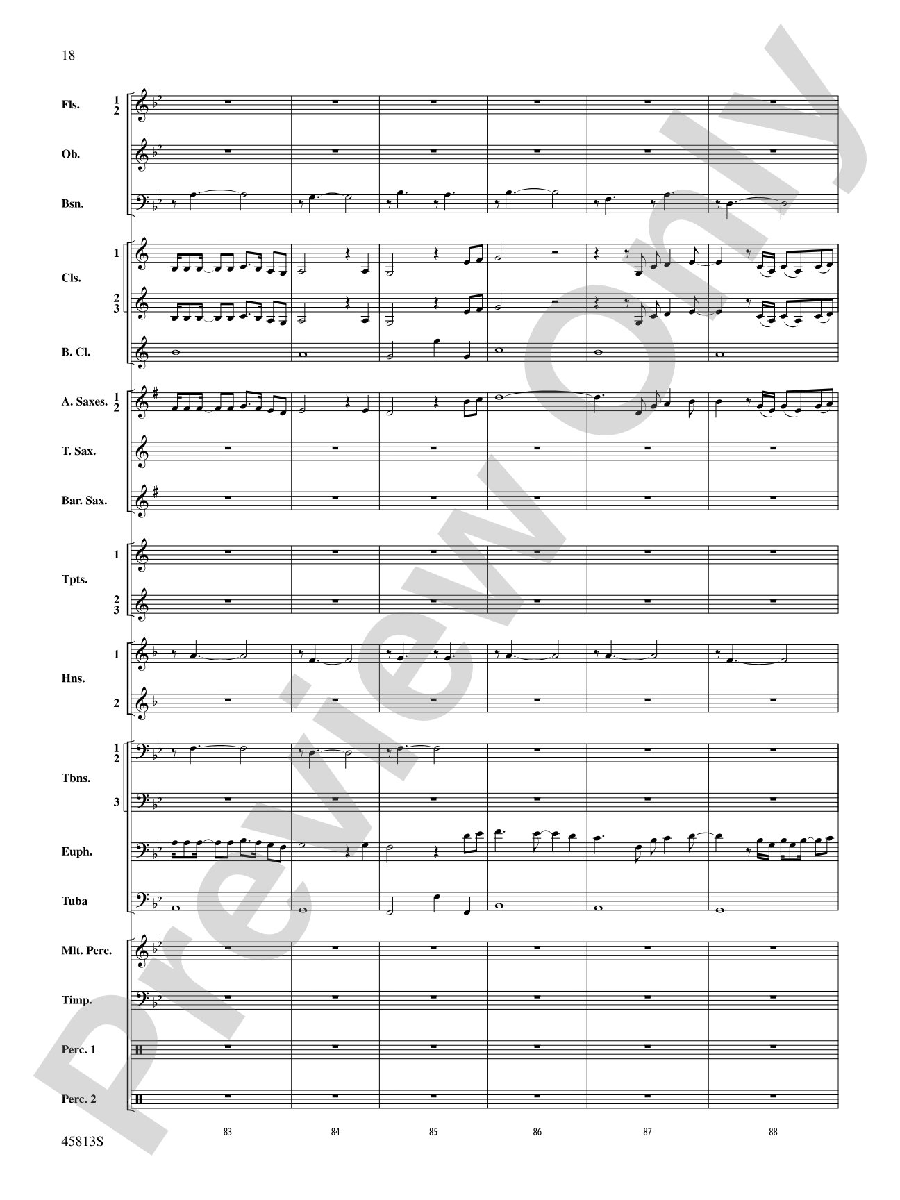 Hamilton, Suite from: Concert Band Conductor Score & Parts