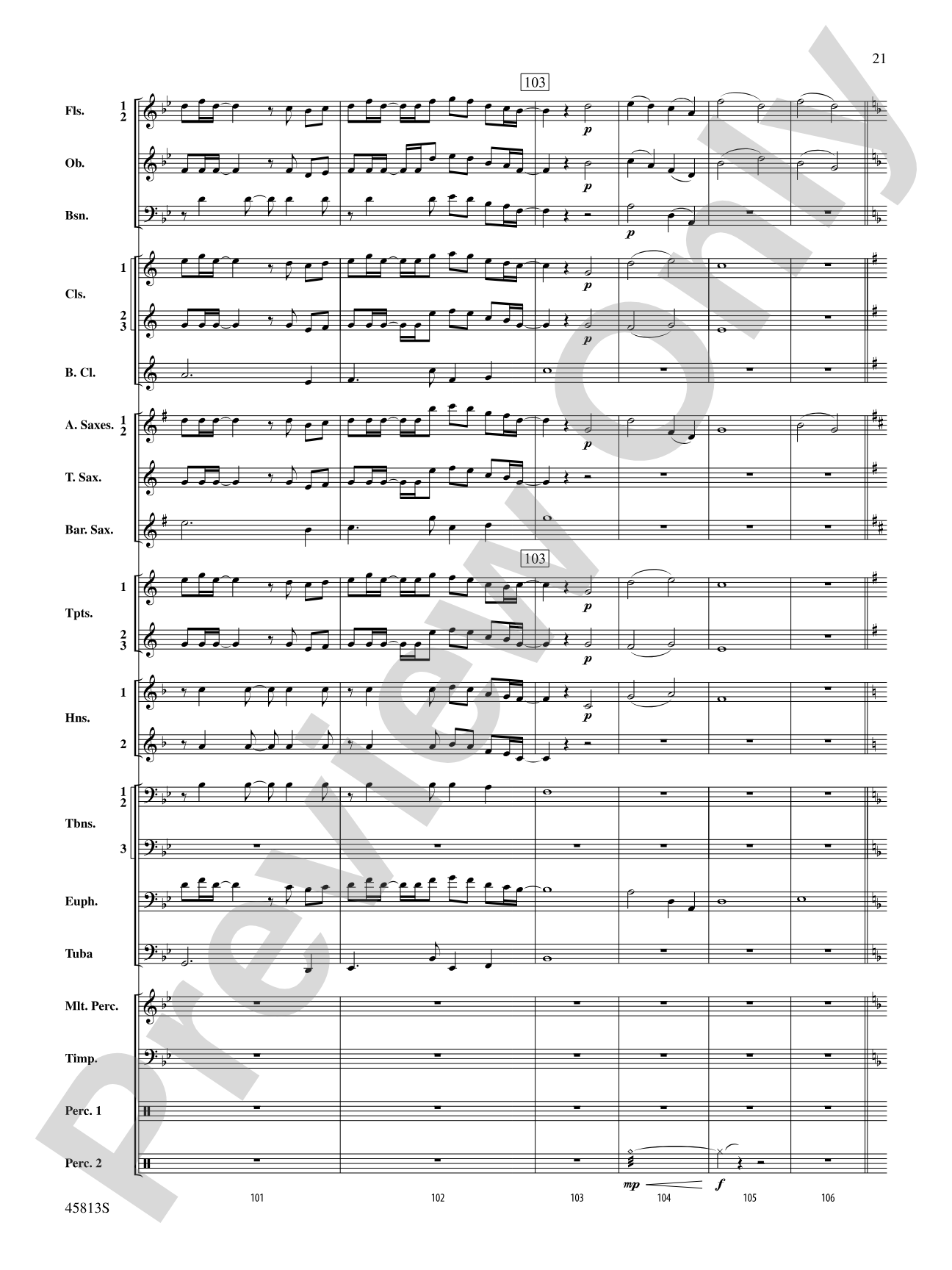 Hamilton, Suite from: Concert Band Conductor Score & Parts
