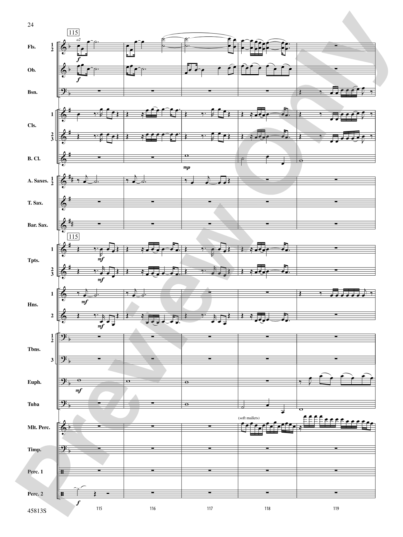 Hamilton, Suite from: Concert Band Conductor Score & Parts