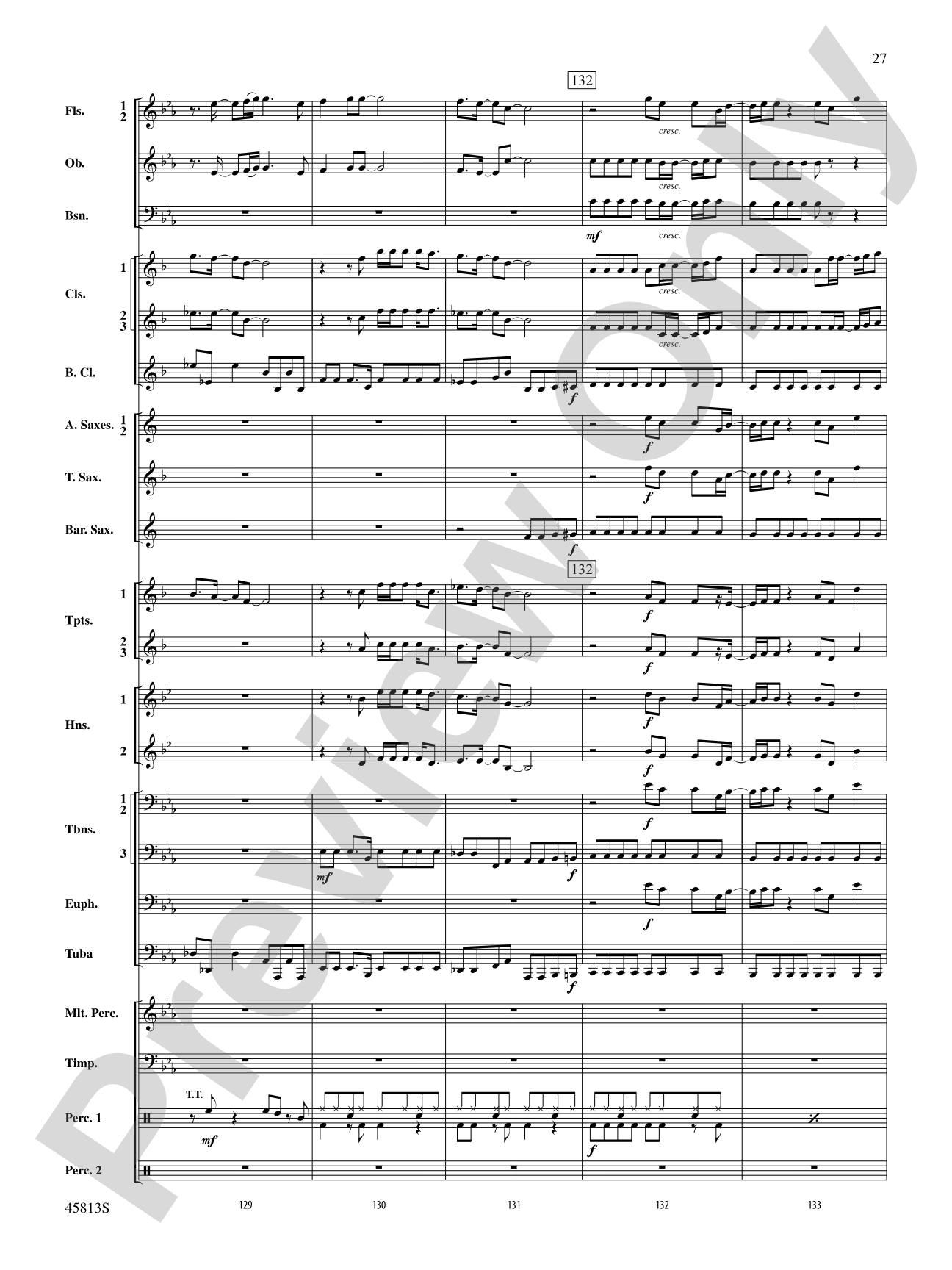 Hamilton, Suite from: Concert Band Conductor Score & Parts