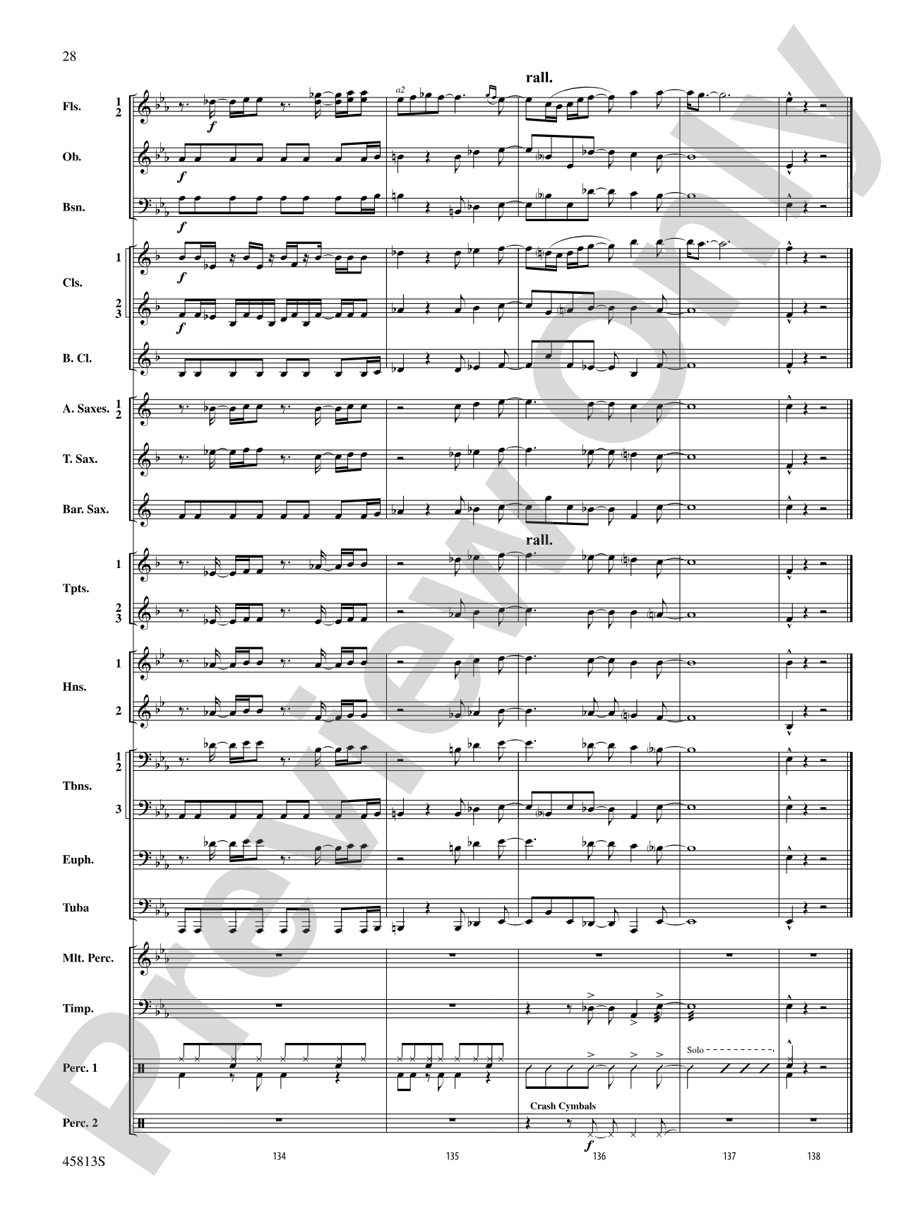 Hamilton, Suite from: Concert Band Conductor Score & Parts