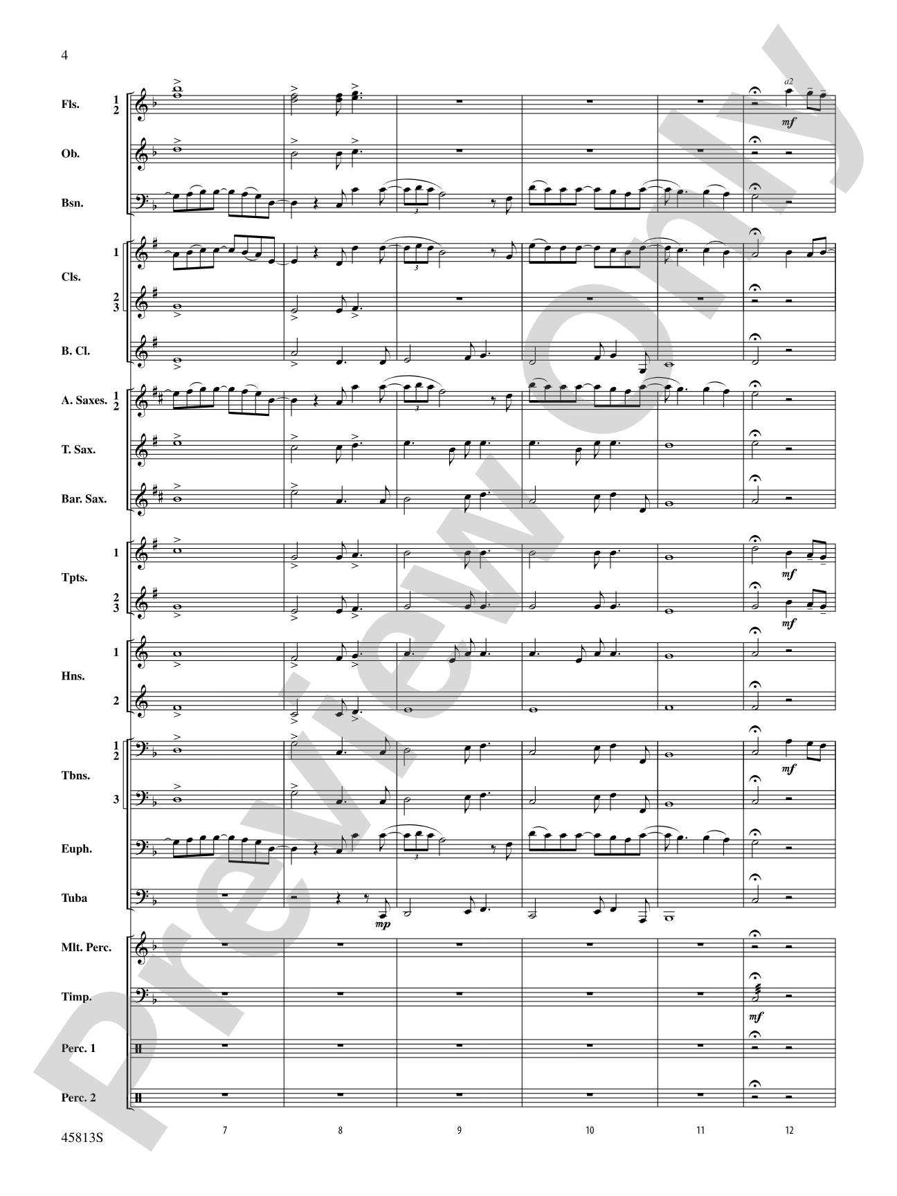 Hamilton, Suite from: Concert Band Conductor Score & Parts