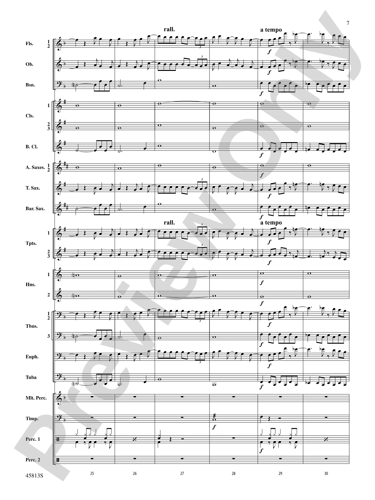 Hamilton, Suite from: Concert Band Conductor Score & Parts