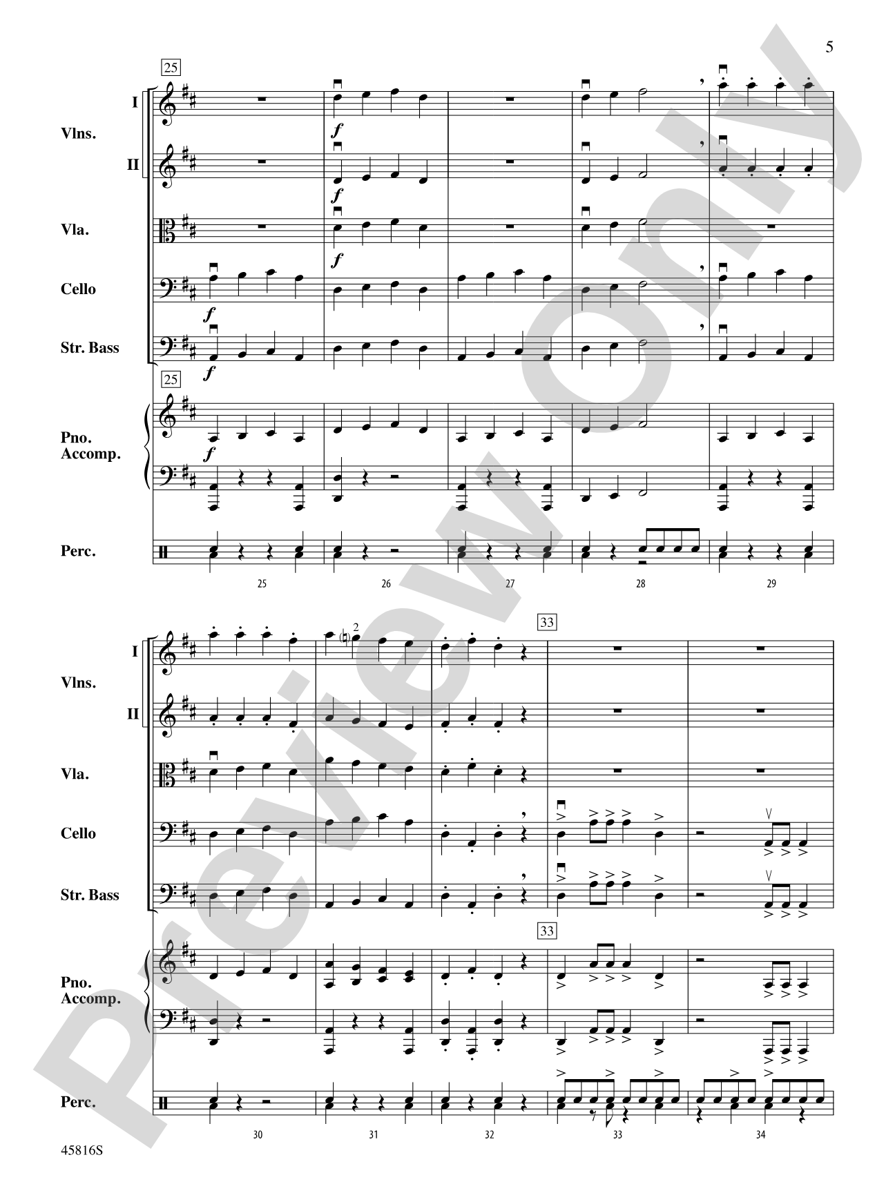 Caribbean Breeze: String Orchestra Conductor Score & Parts