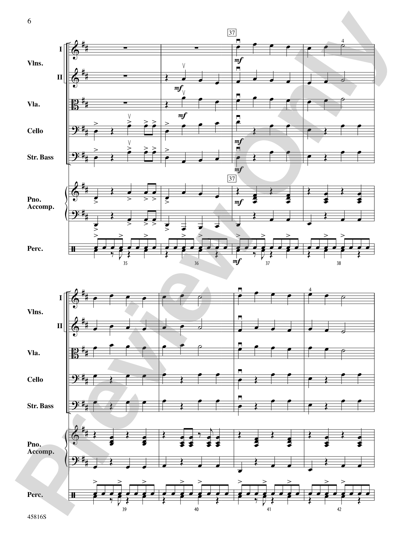 Caribbean Breeze: String Orchestra Conductor Score & Parts