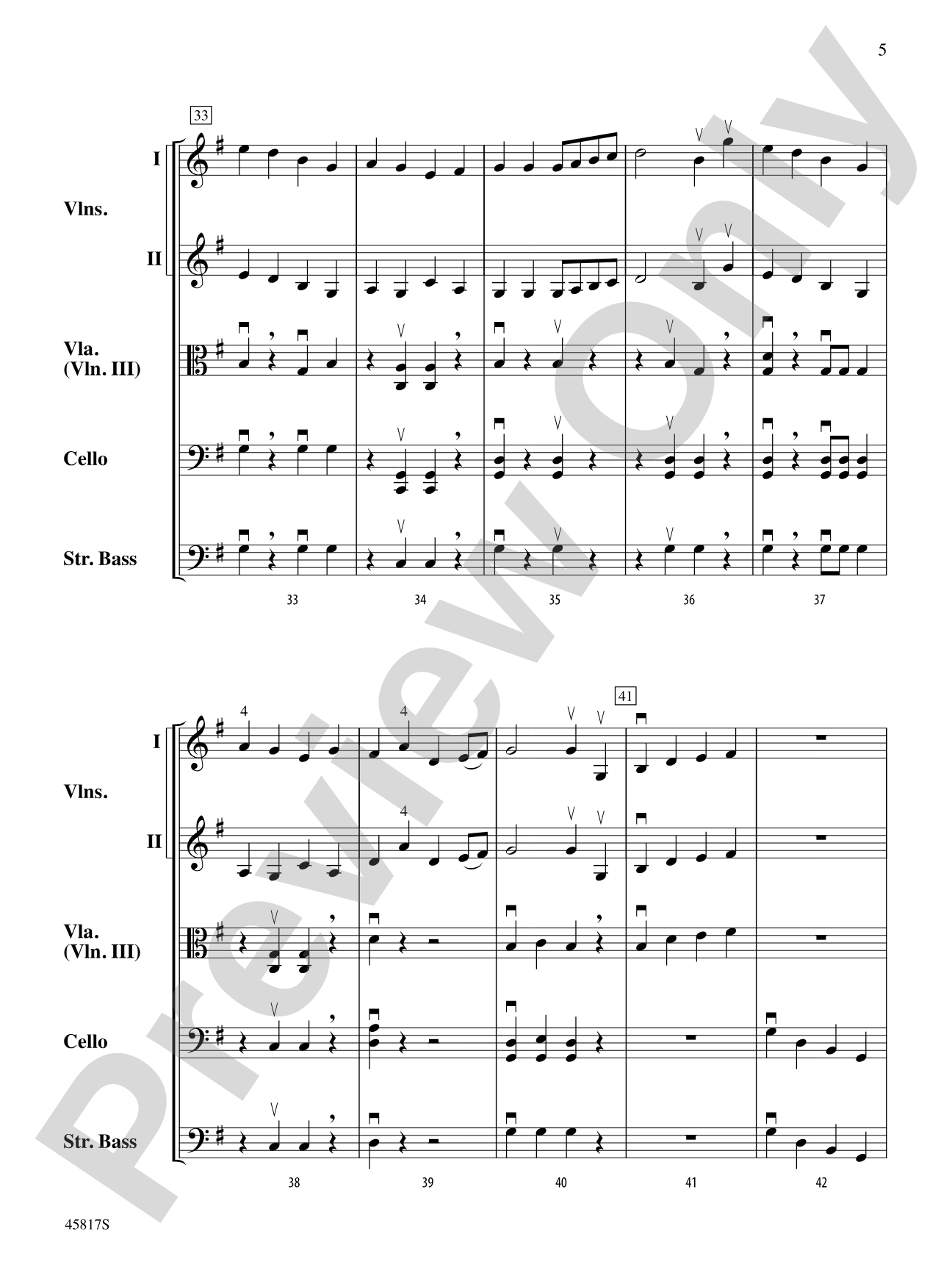 The Girl I Left Behind Me: String Orchestra Conductor Score & Parts