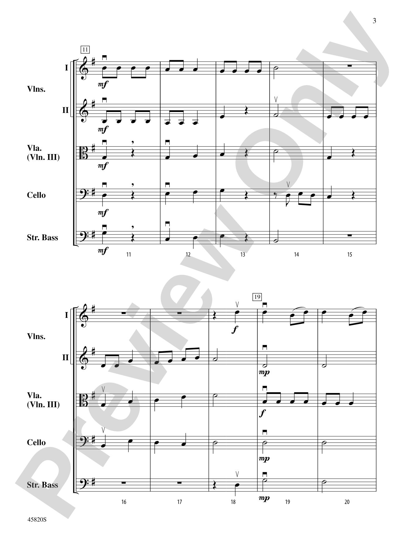 Christmas in a Minute and a Half: String Orchestra Conductor Score & Parts