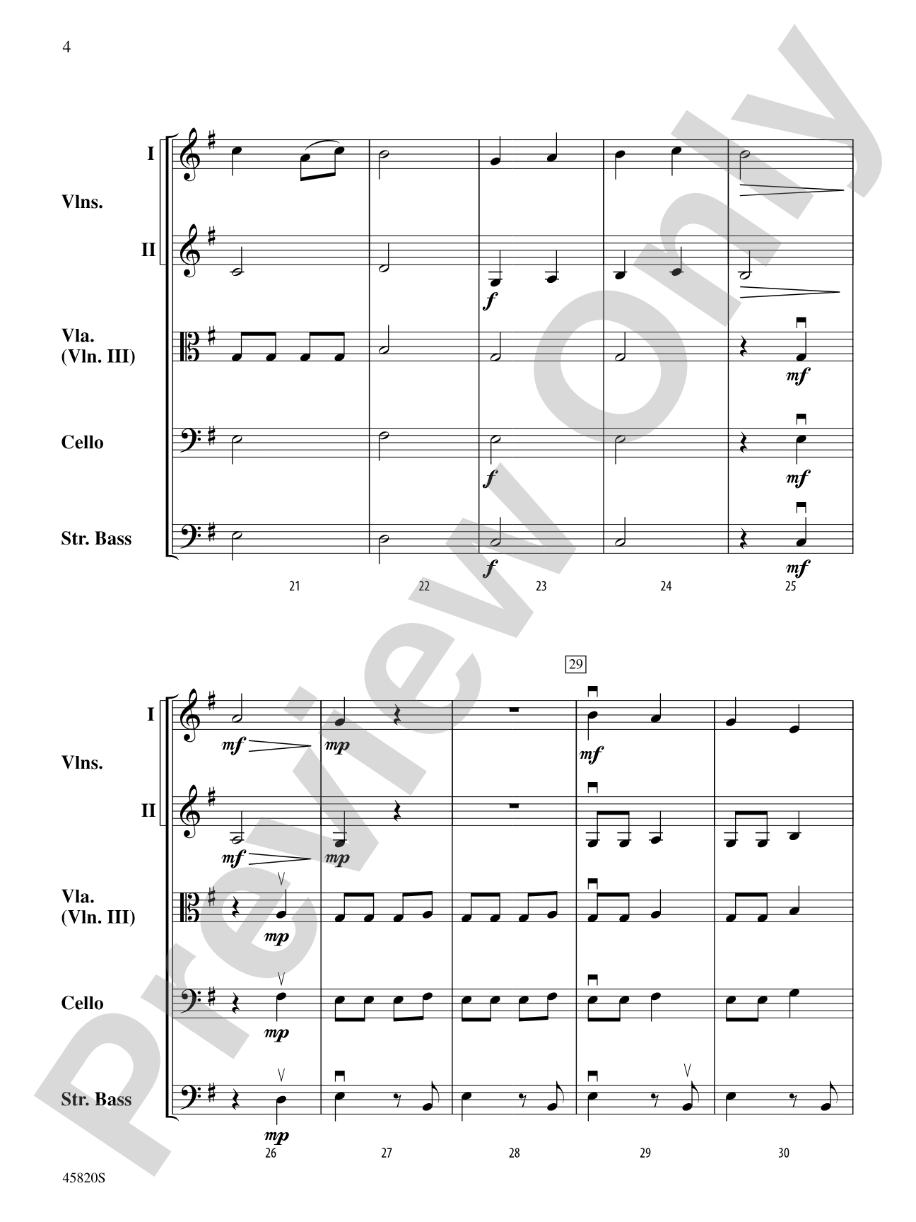 Christmas in a Minute and a Half: String Orchestra Conductor Score & Parts