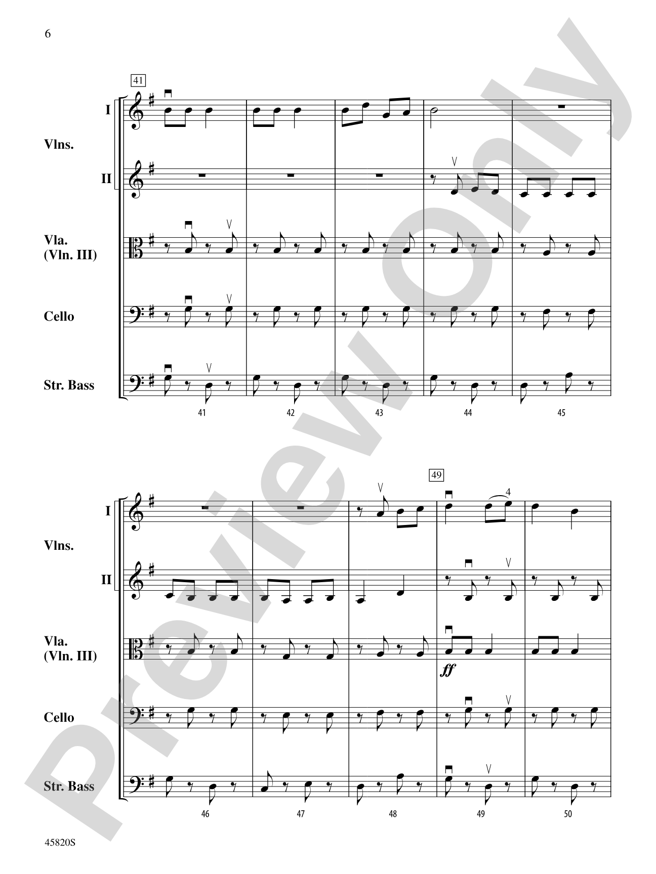 Christmas in a Minute and a Half: String Orchestra Conductor Score & Parts