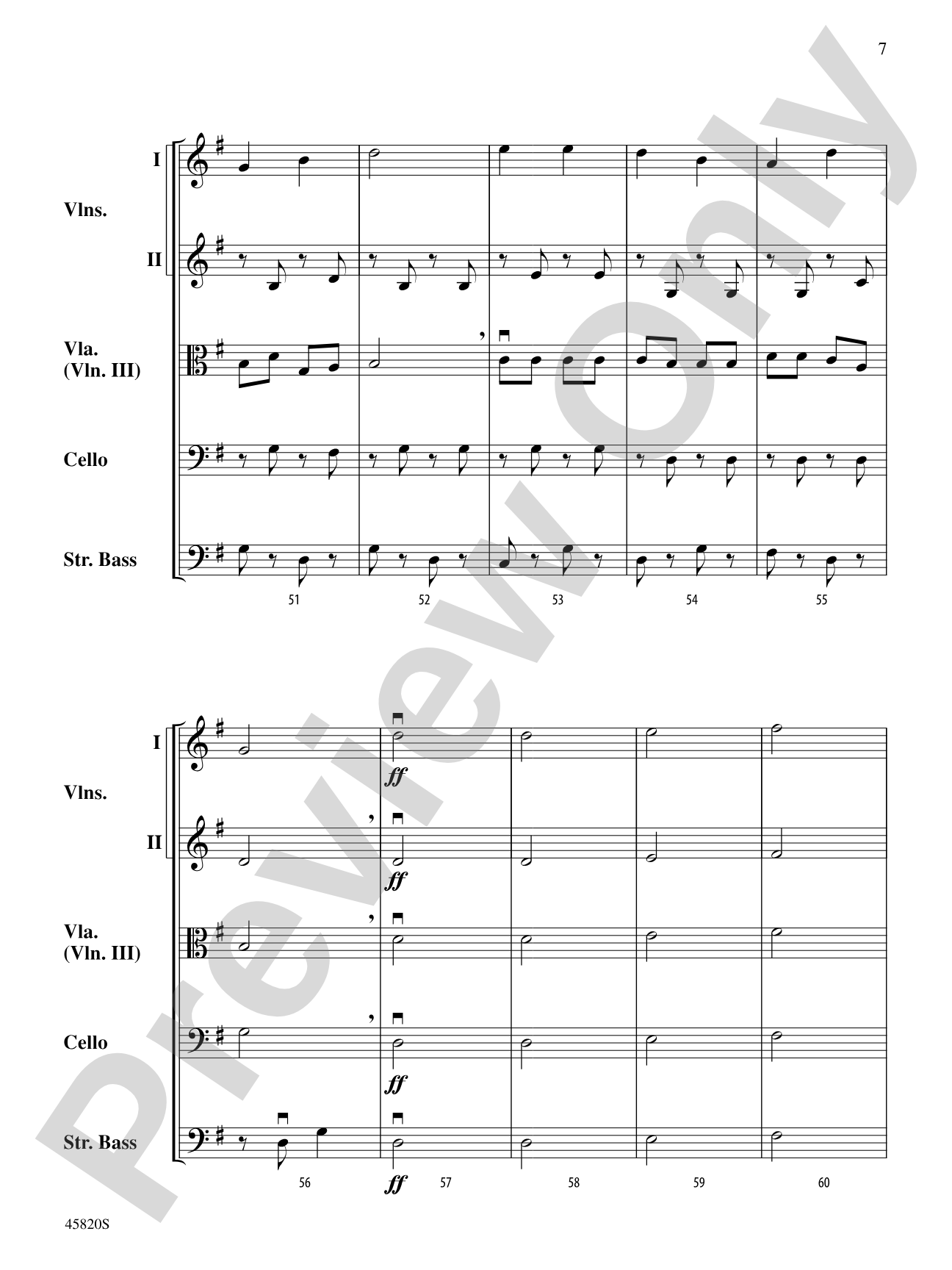 Christmas in a Minute and a Half: String Orchestra Conductor Score & Parts