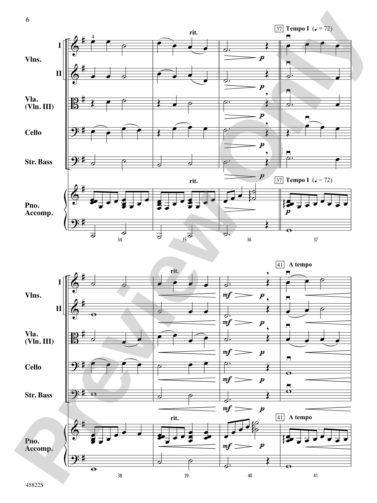 In the Bleak Midwinter: String Orchestra Conductor Score & Parts