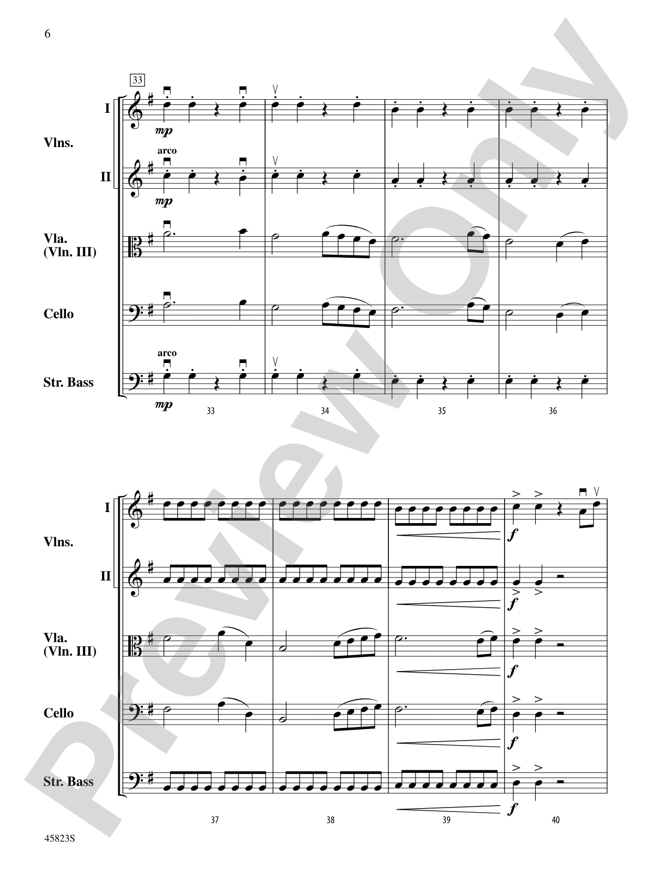 Dayspring: String Orchestra Conductor Score & Parts