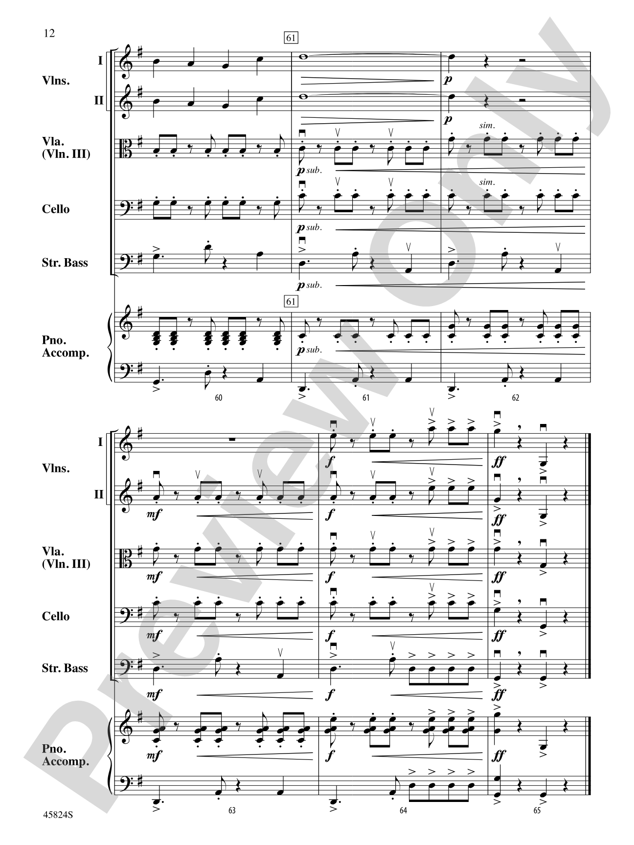 Take Flight: String Orchestra Conductor Score & Parts