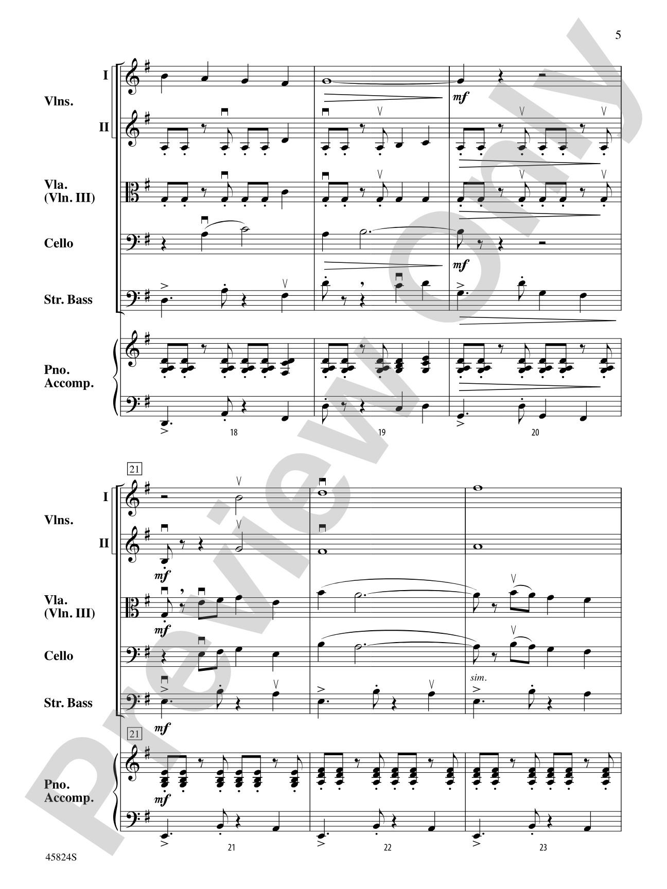 Take Flight: String Orchestra Conductor Score & Parts