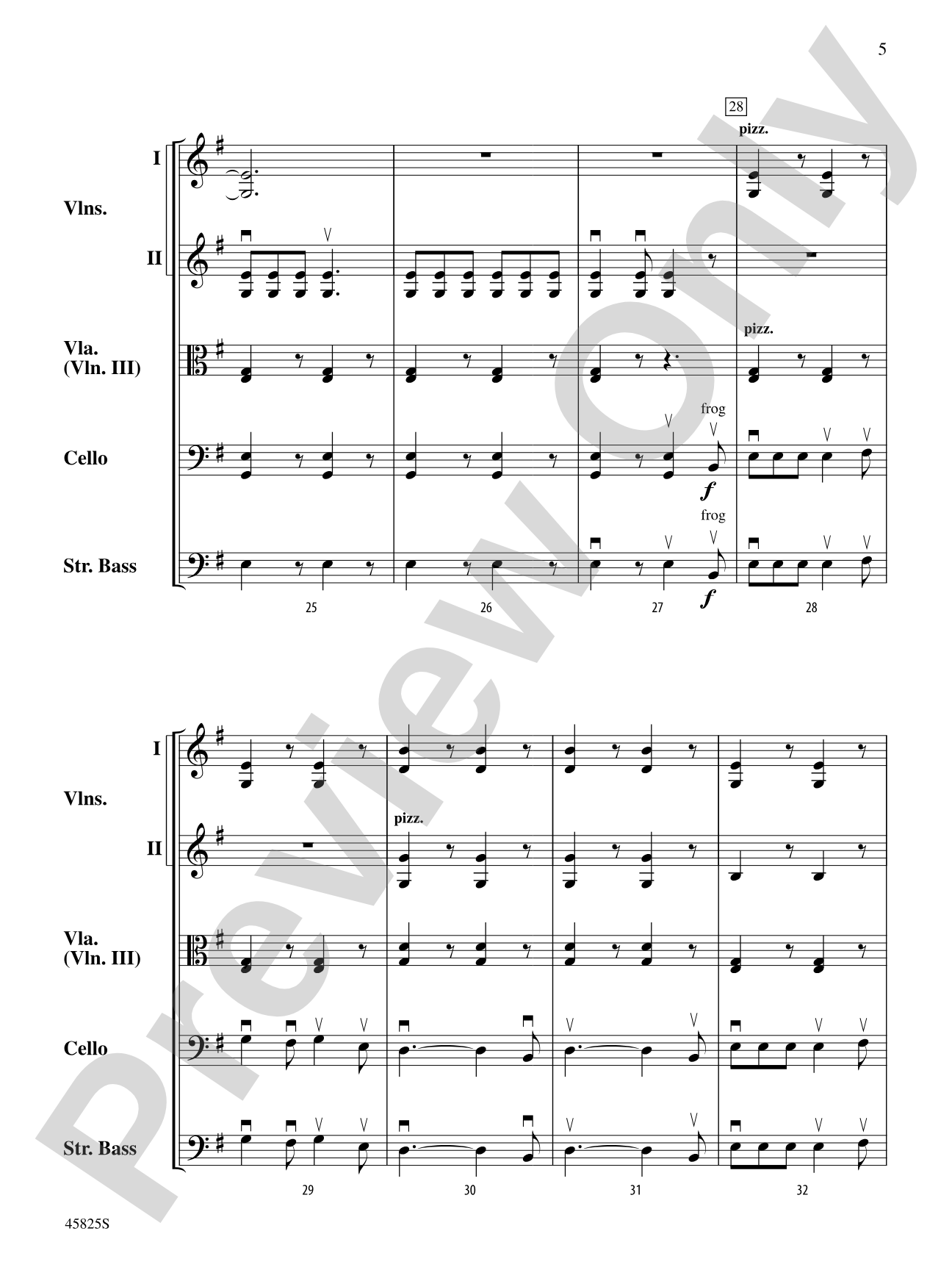 When Johnny Comes Marching Home: String Orchestra Conductor Score & Parts