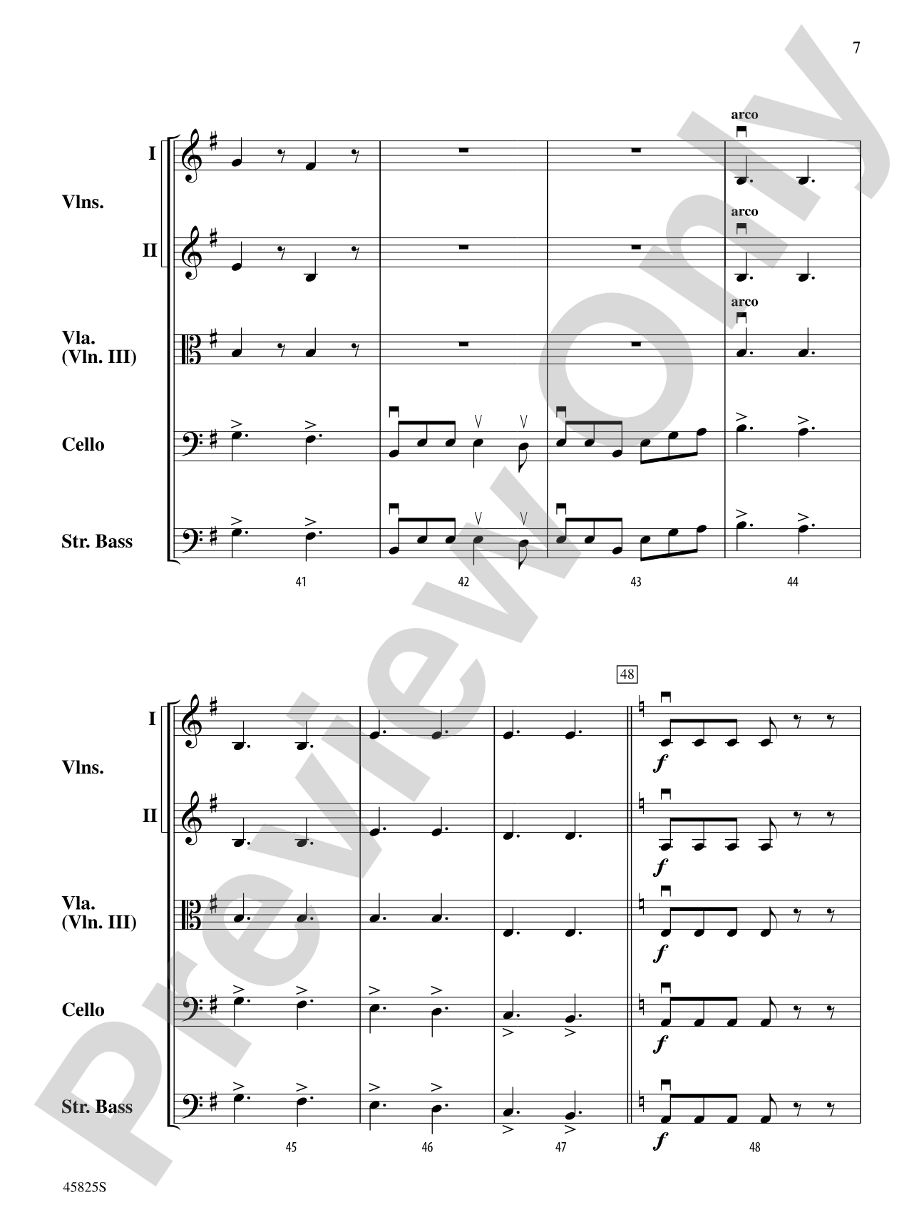 When Johnny Comes Marching Home: String Orchestra Conductor Score & Parts