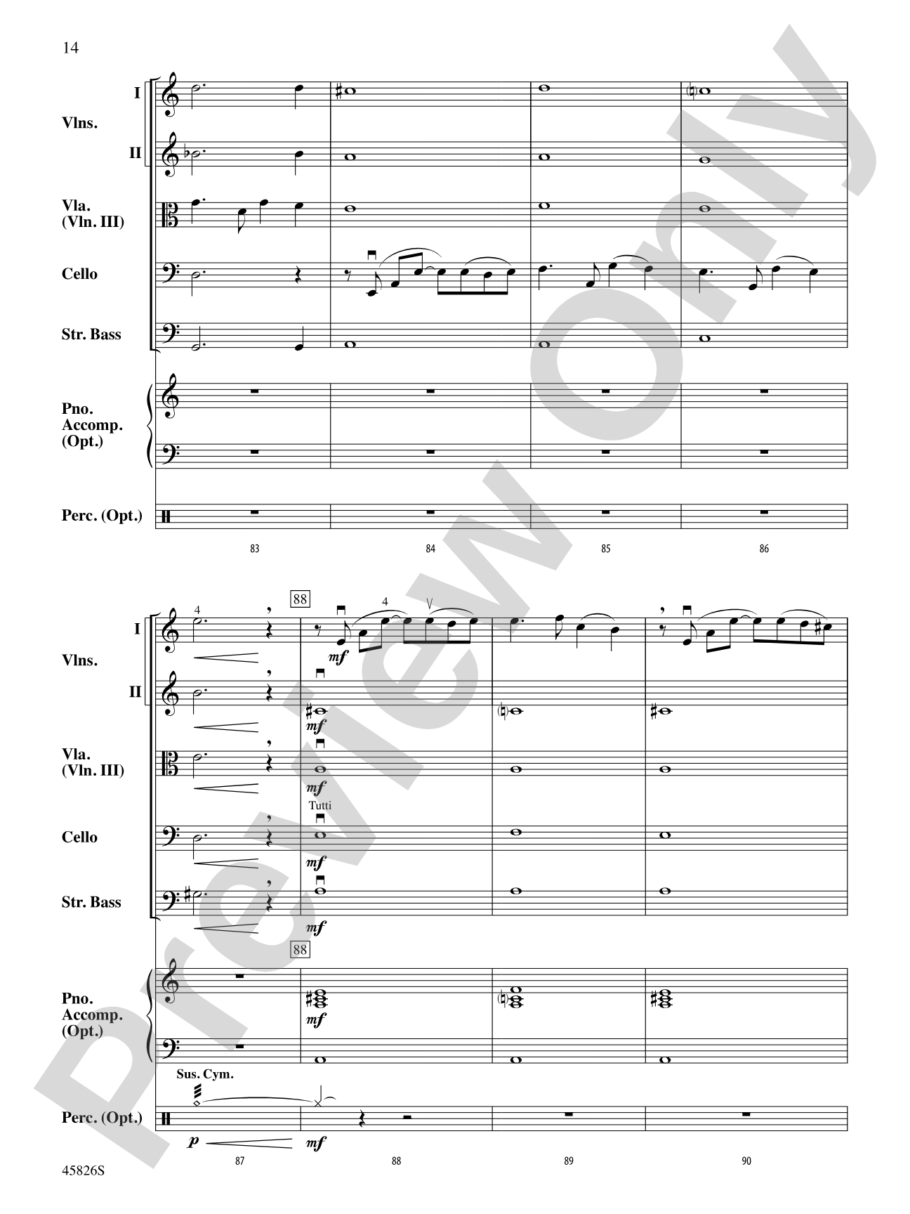 StarCraft II: Legacy of the Void, Selections from: String Orchestra Conductor Score & Parts