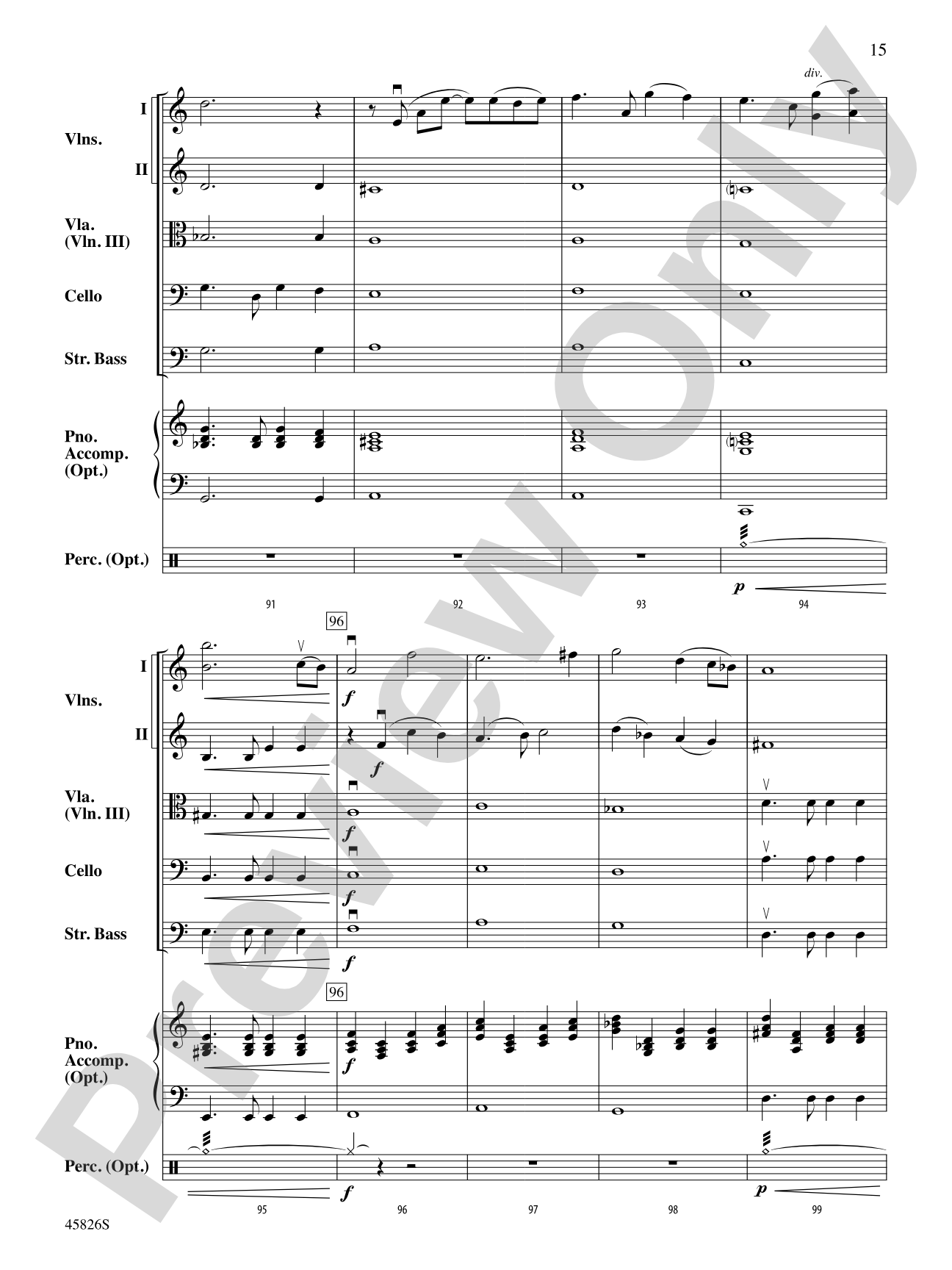 StarCraft II: Legacy of the Void, Selections from: String Orchestra Conductor Score & Parts