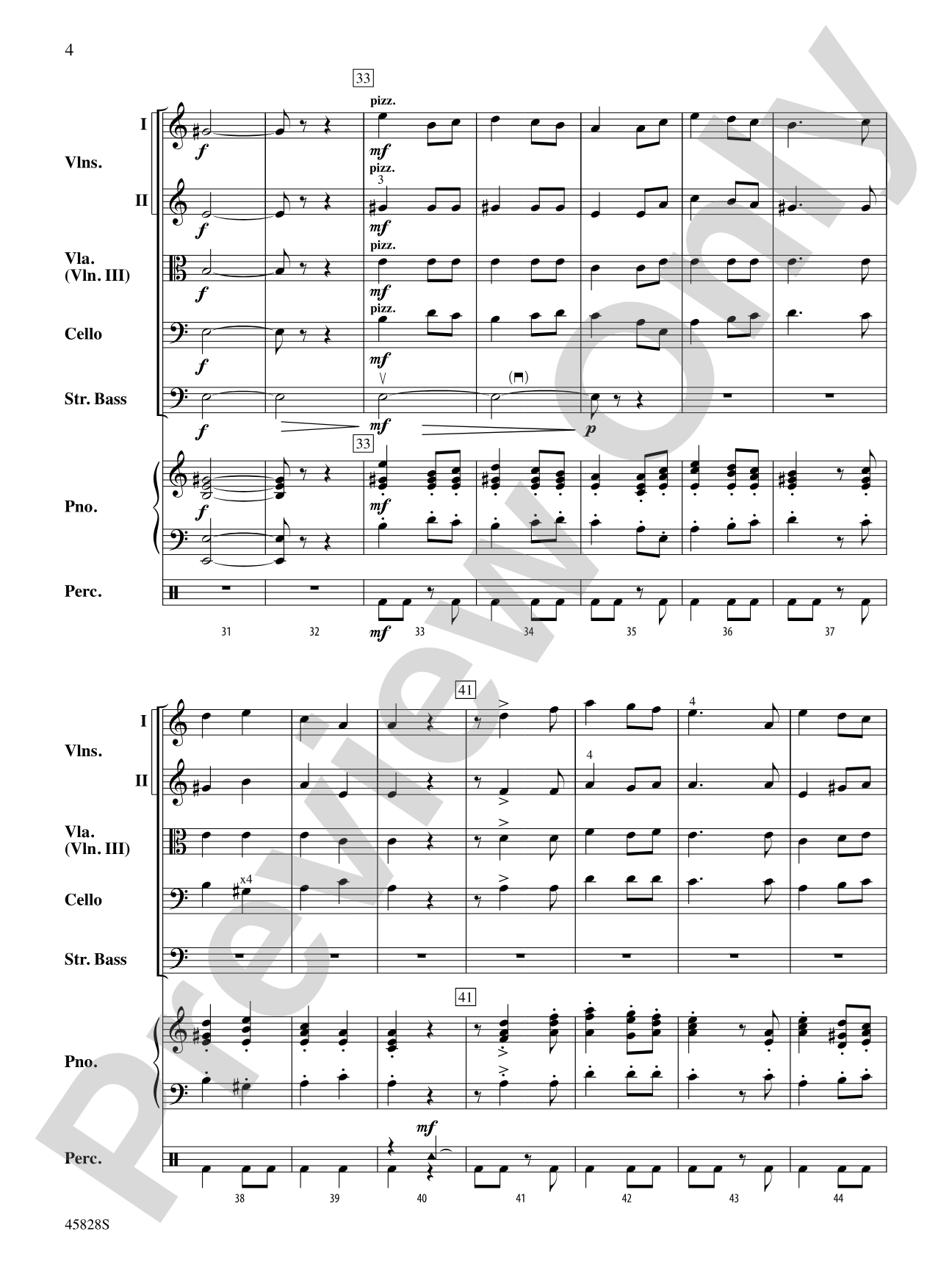Korobushka: String Orchestra Conductor Score & Parts