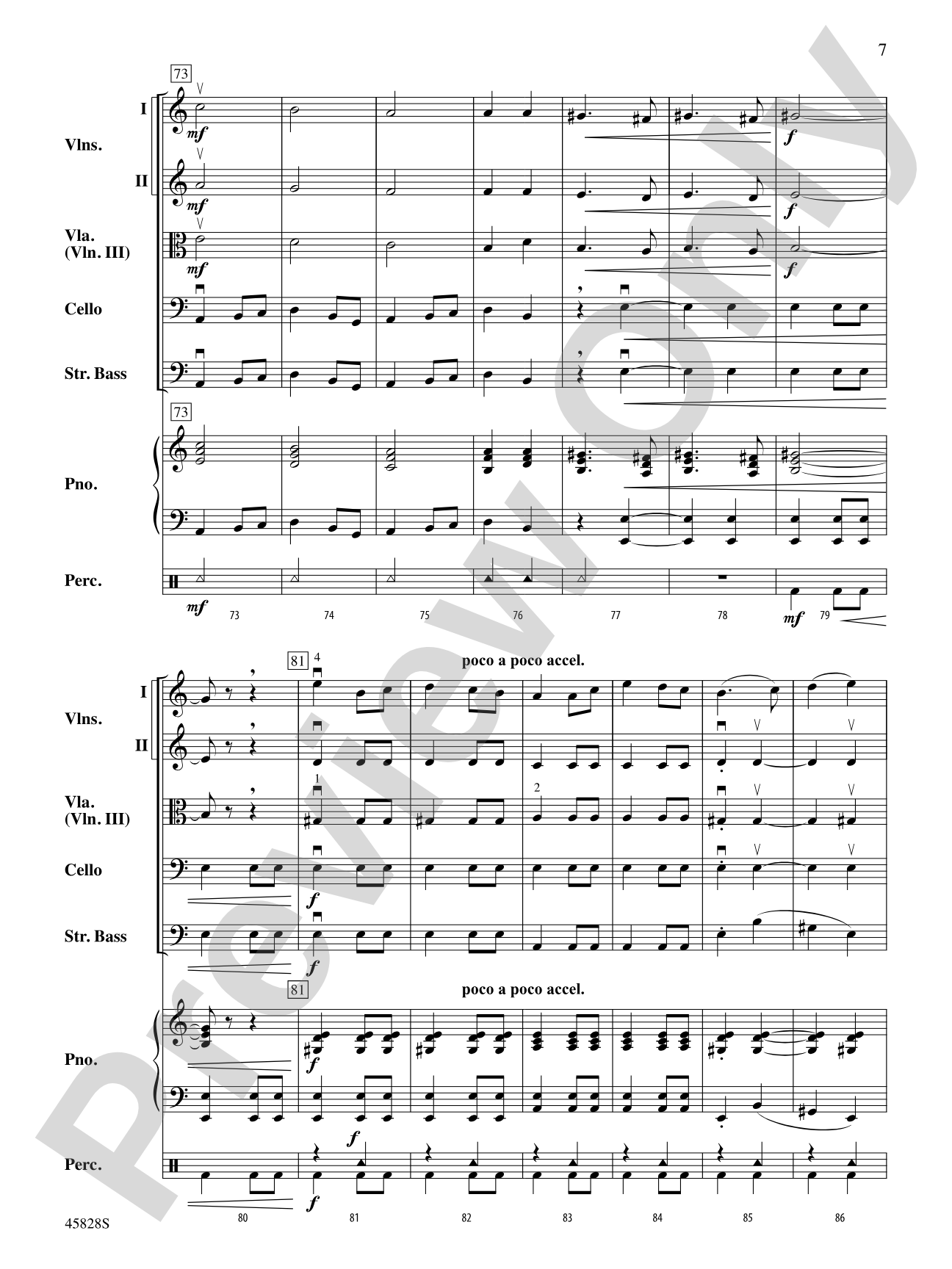 Korobushka: String Orchestra Conductor Score & Parts