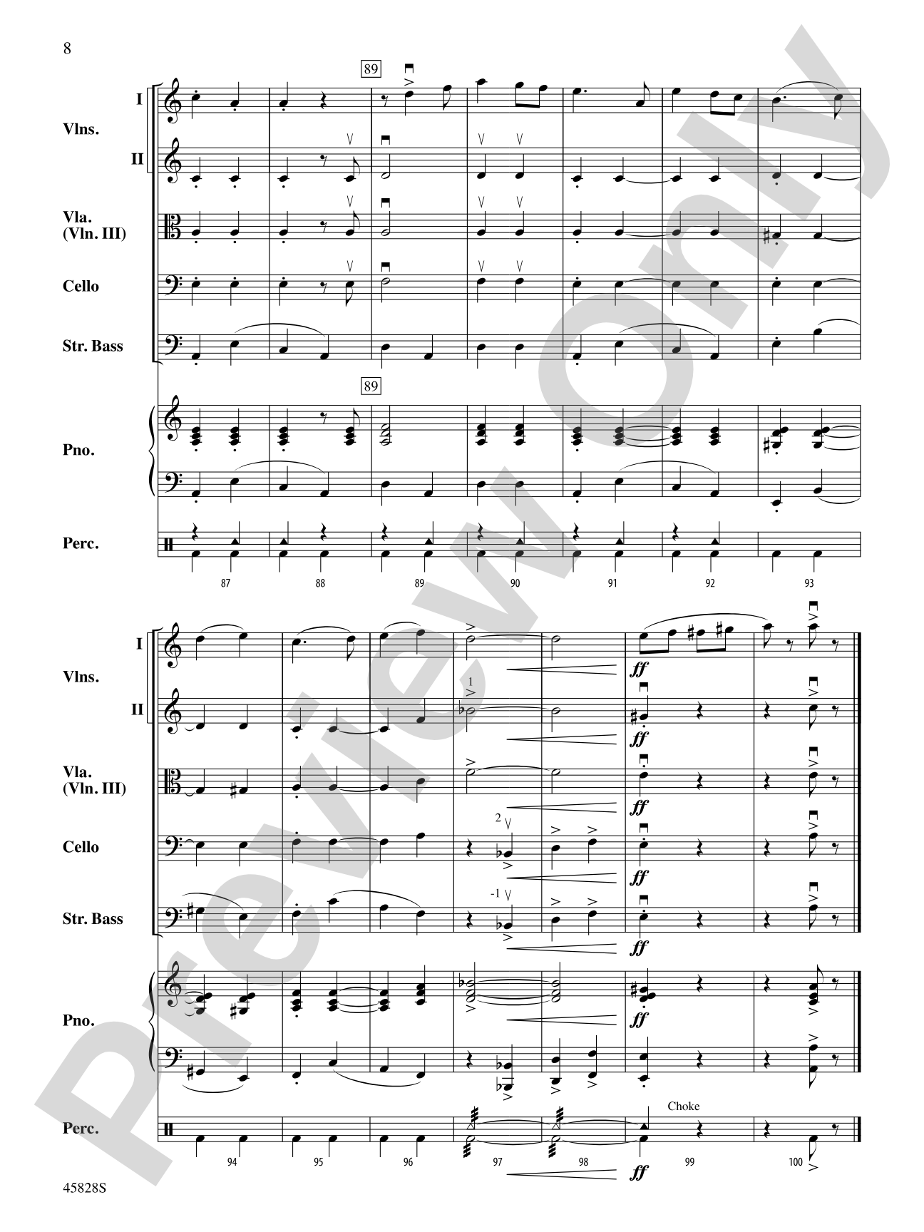 Korobushka: String Orchestra Conductor Score & Parts