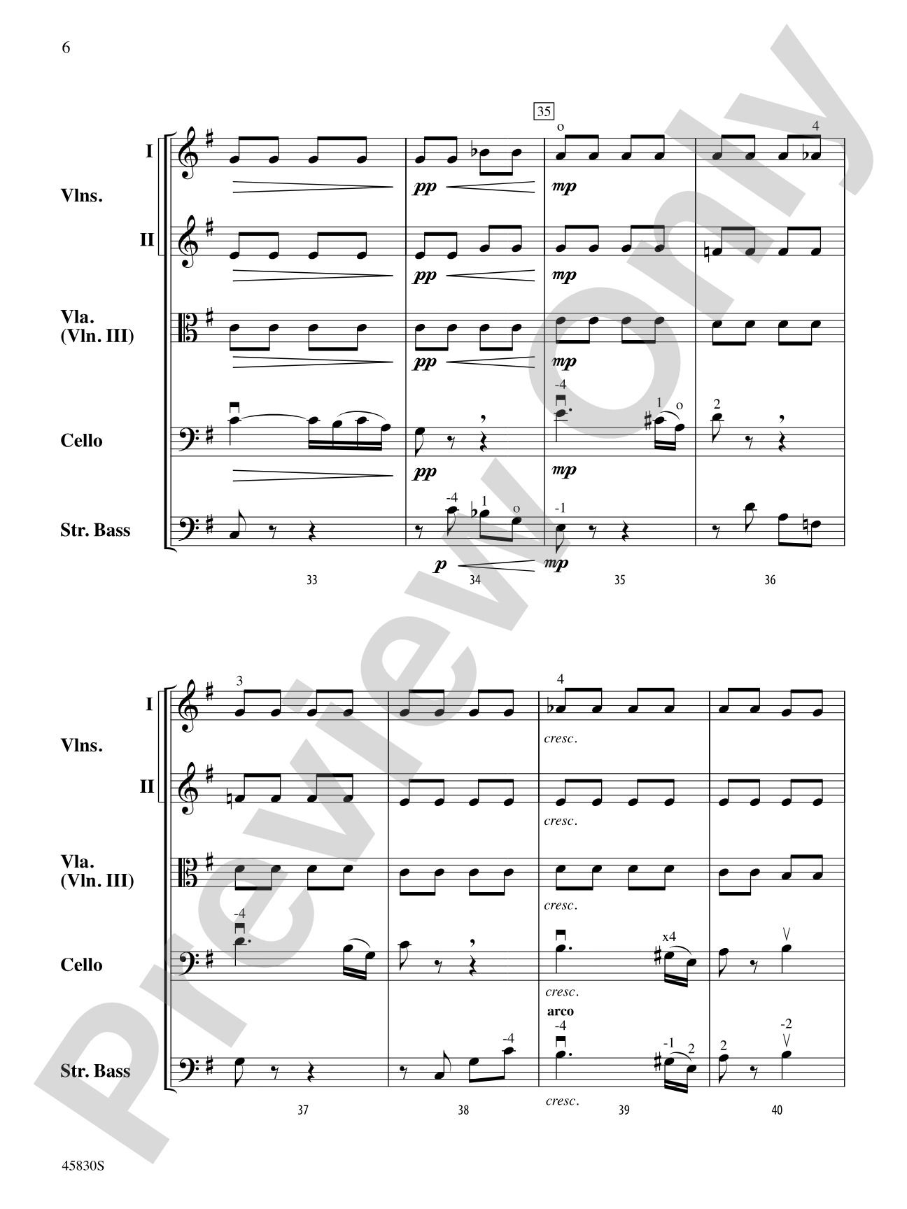 Spinning Song: String Orchestra Conductor Score & Parts