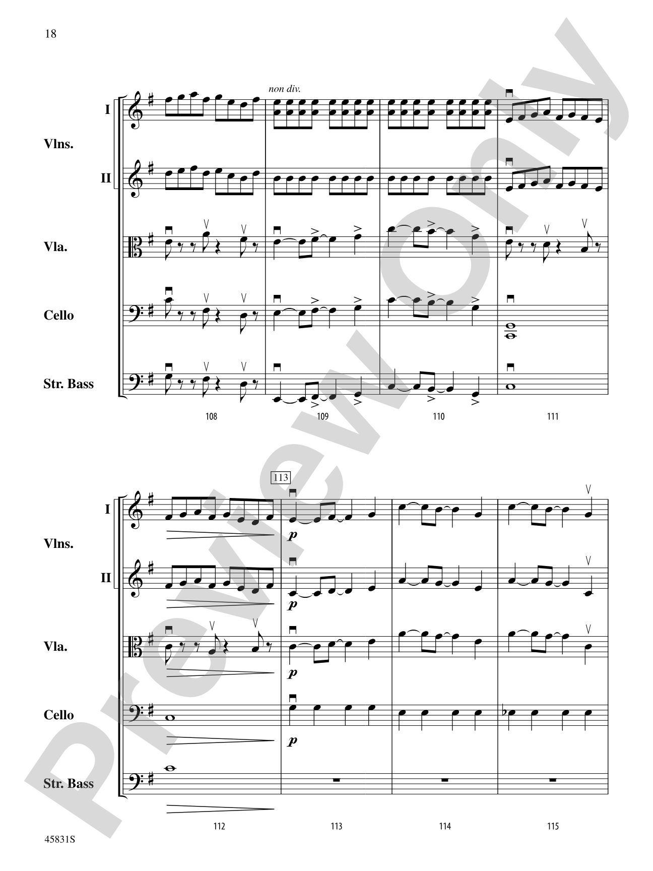 Secret World: String Orchestra Conductor Score & Parts