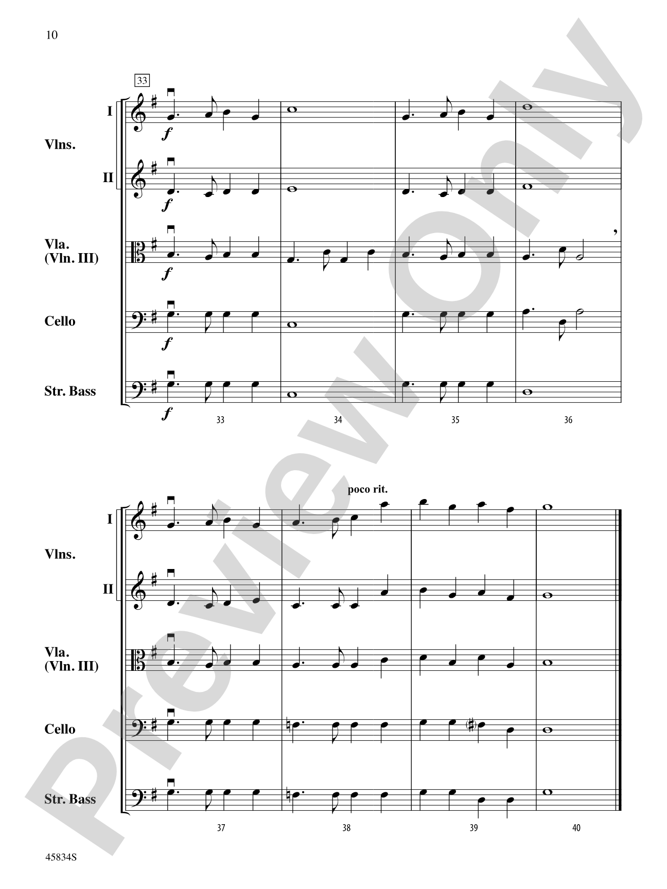 William Byrd Suite: String Orchestra Conductor Score & Parts