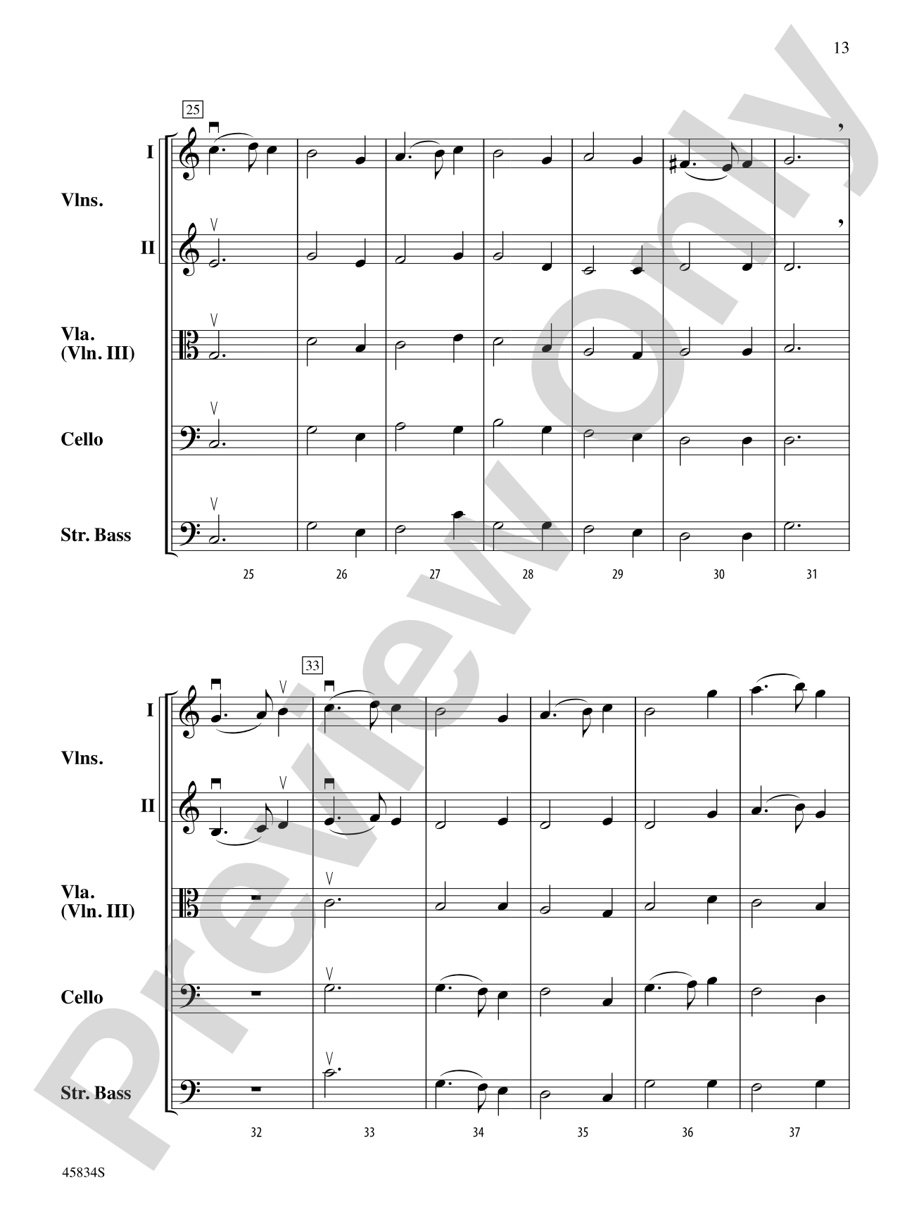 William Byrd Suite: String Orchestra Conductor Score & Parts