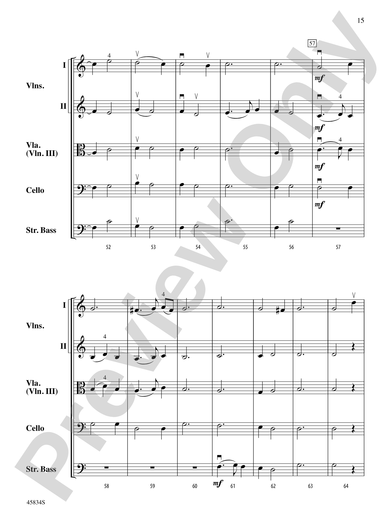 William Byrd Suite: String Orchestra Conductor Score & Parts