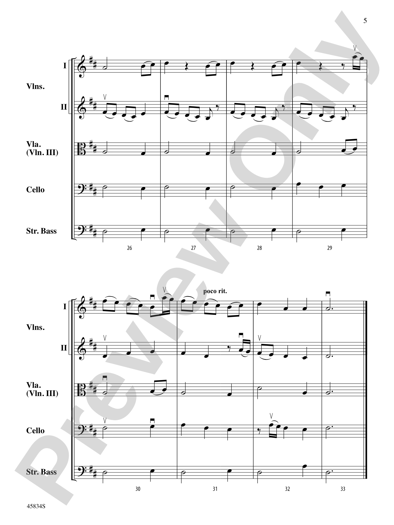 William Byrd Suite: String Orchestra Conductor Score & Parts