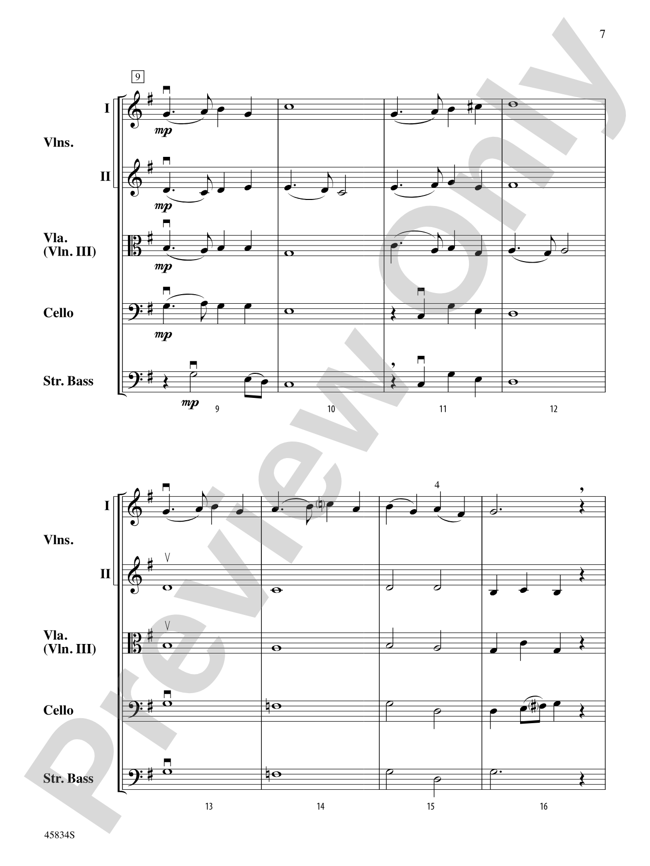 William Byrd Suite: String Orchestra Conductor Score & Parts