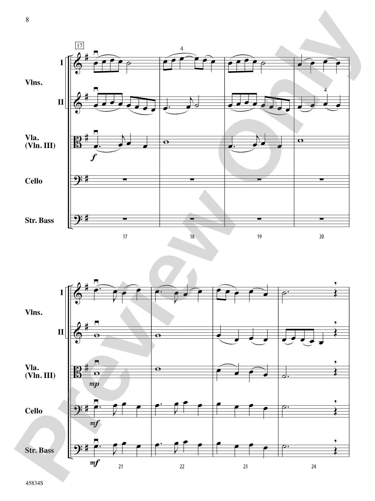 William Byrd Suite: String Orchestra Conductor Score & Parts