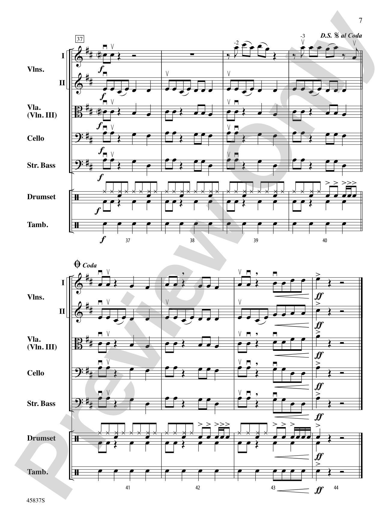 Ghostbusters: String Orchestra Conductor Score & Parts