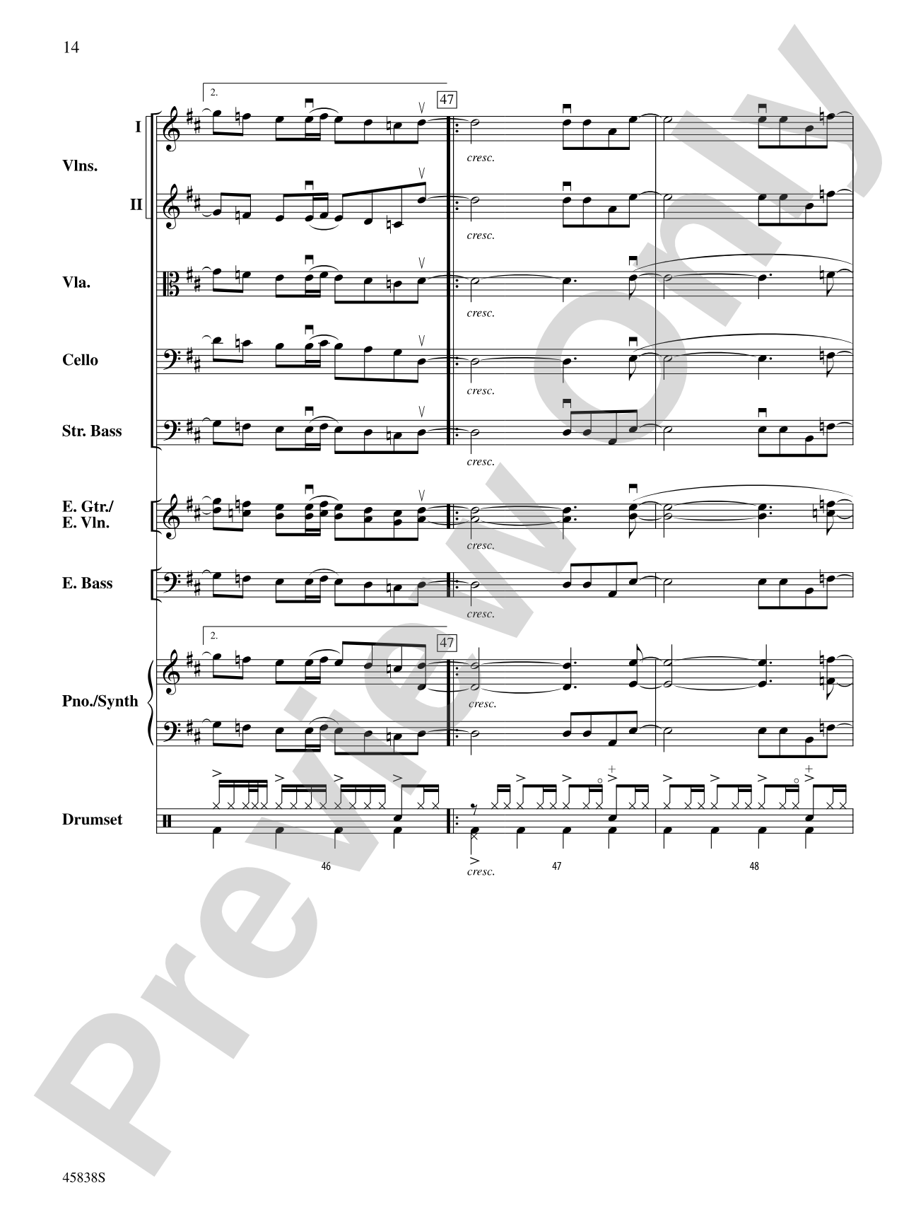 First Snow: String Orchestra Conductor Score & Parts