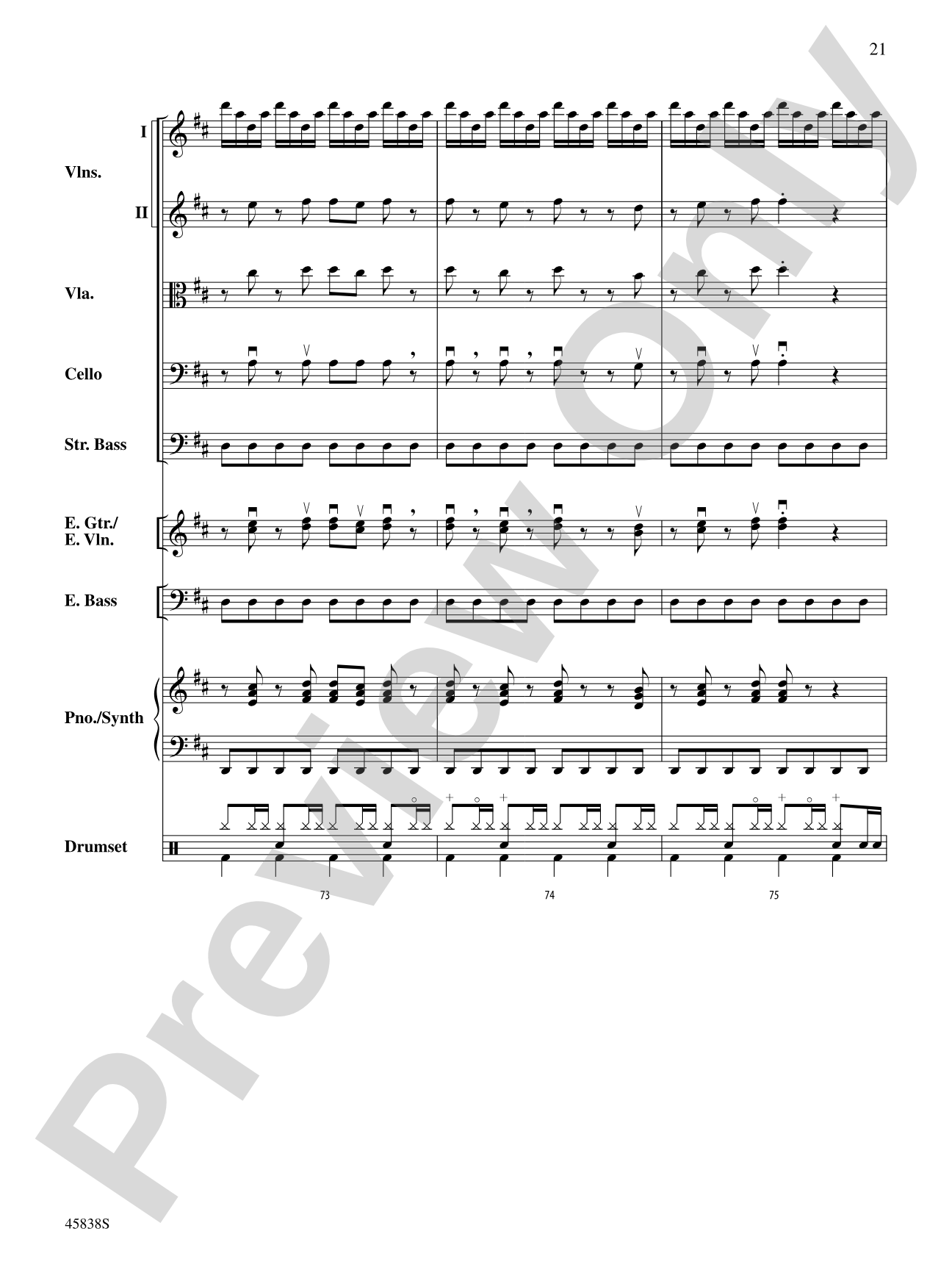 First Snow: String Orchestra Conductor Score & Parts