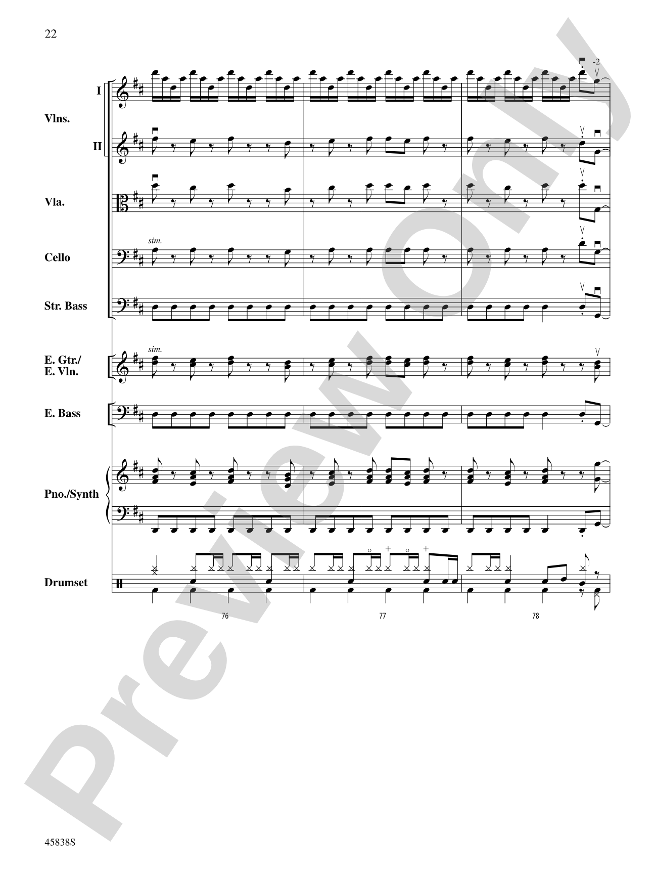 First Snow: String Orchestra Conductor Score & Parts