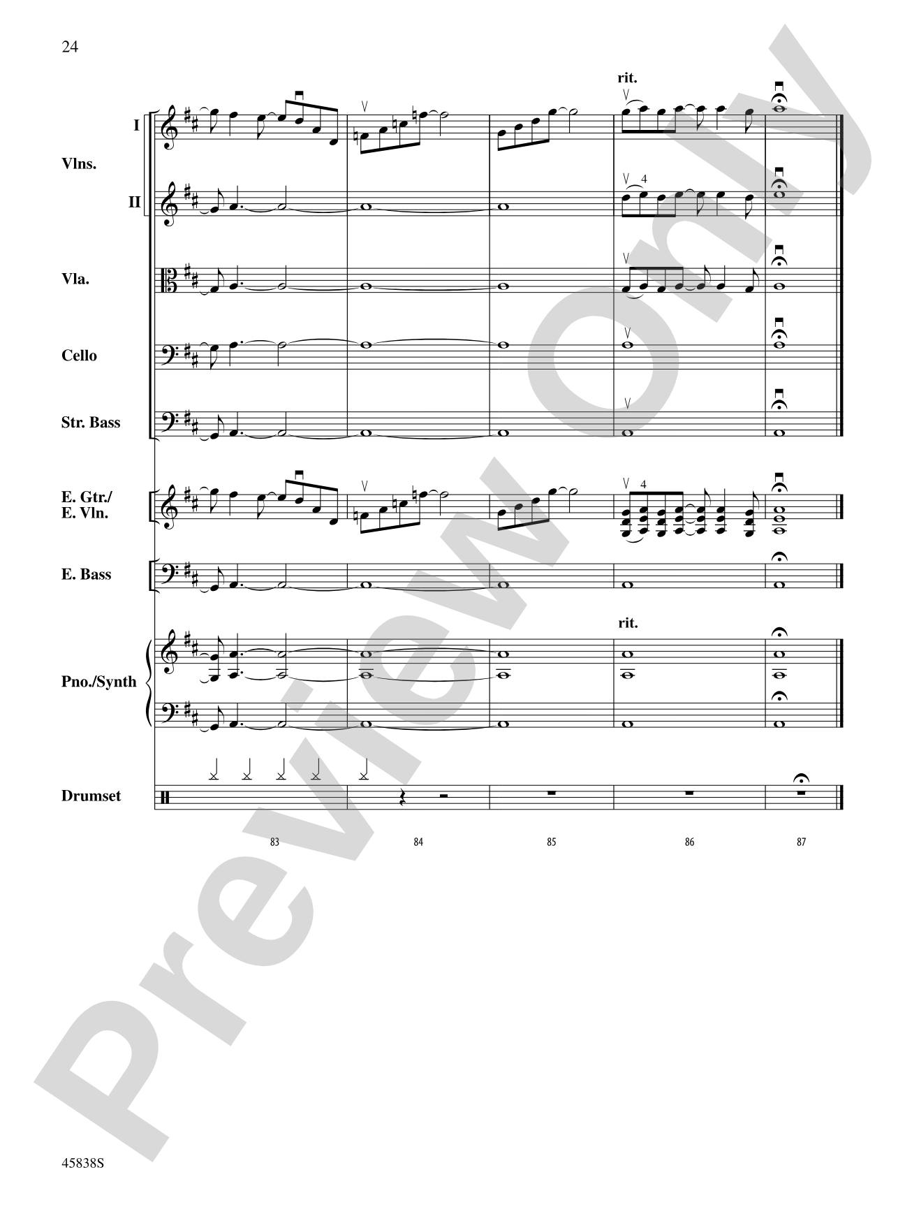 First Snow: String Orchestra Conductor Score & Parts