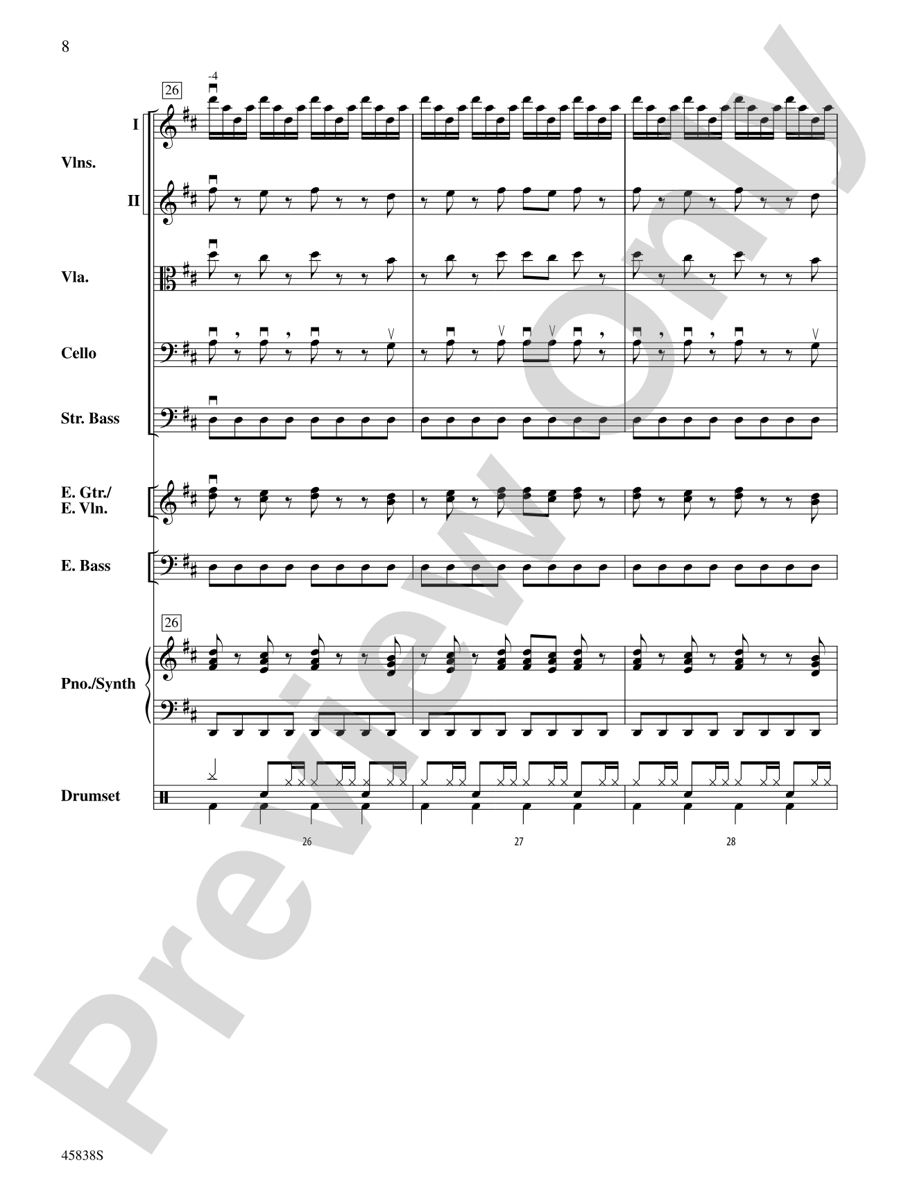 First Snow: String Orchestra Conductor Score & Parts