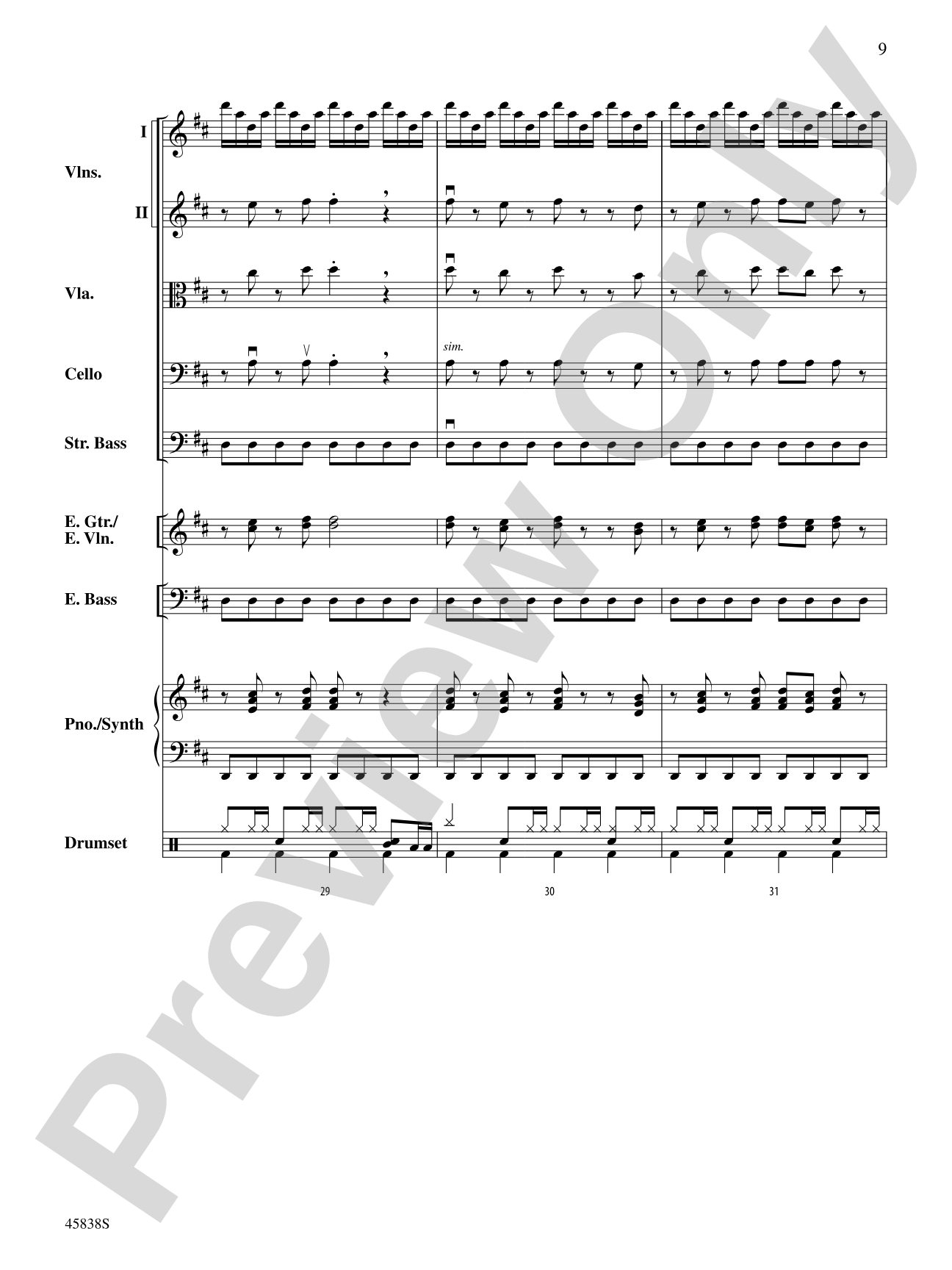 First Snow: String Orchestra Conductor Score & Parts