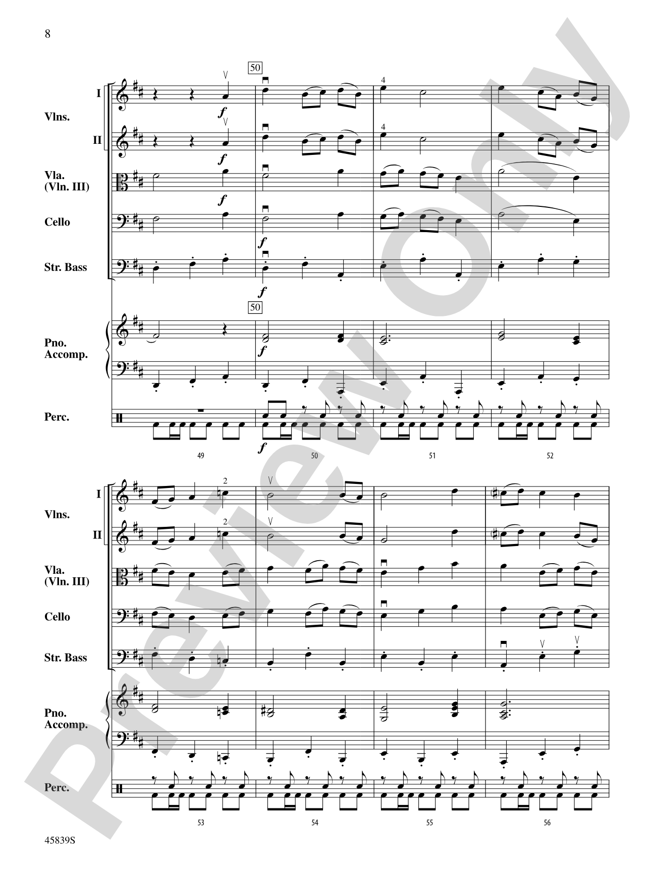 Fandango Festival: Score