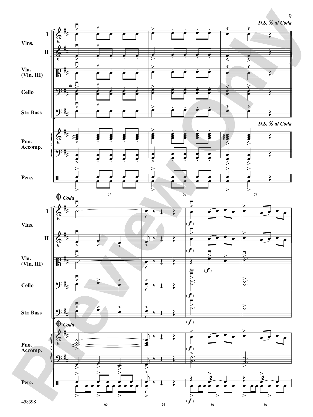 Fandango Festival: Score