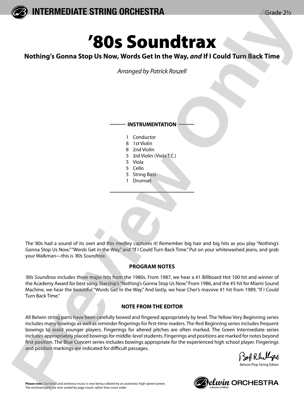 '80s Soundtrax: Score