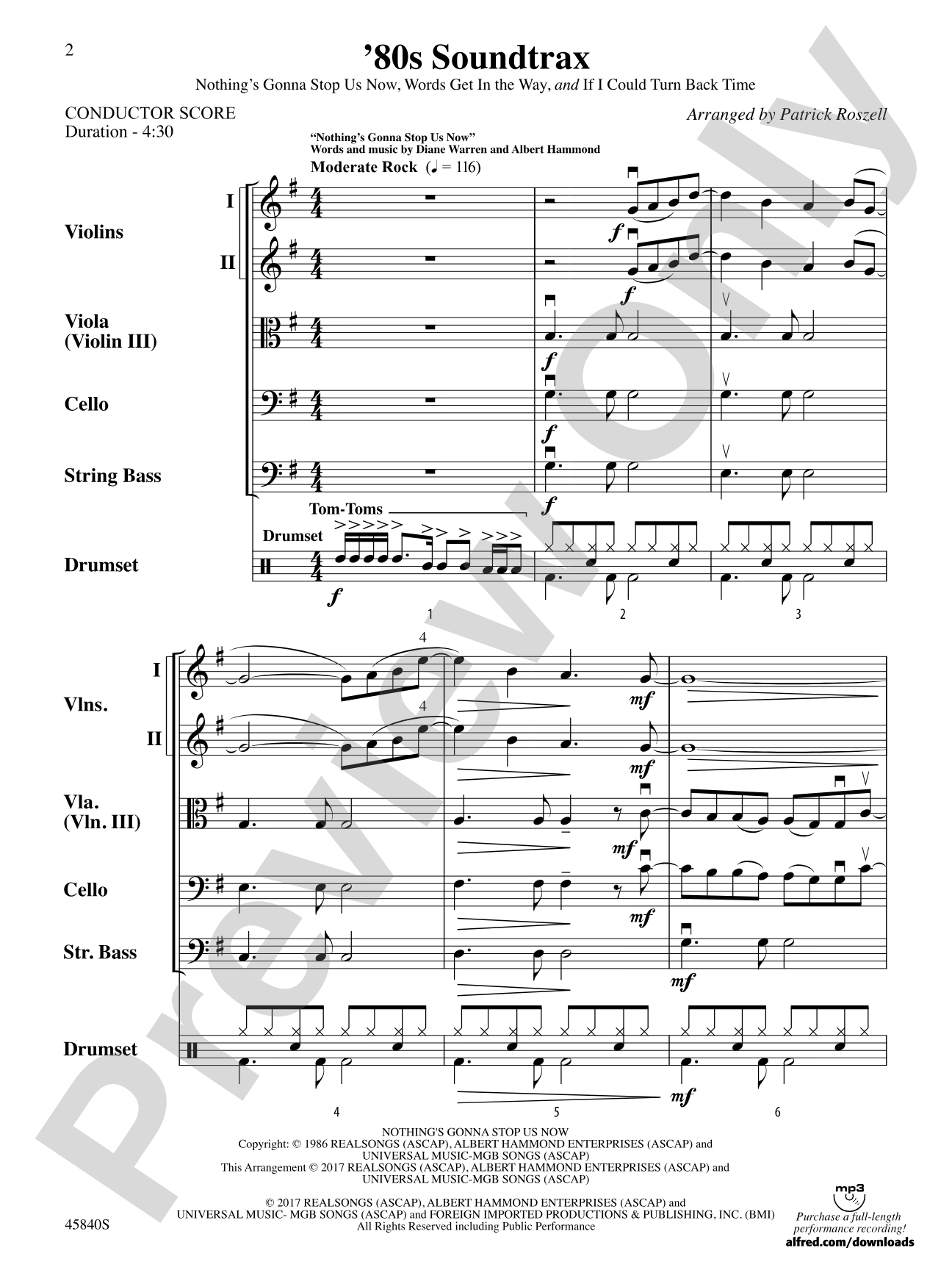 '80s Soundtrax: Score