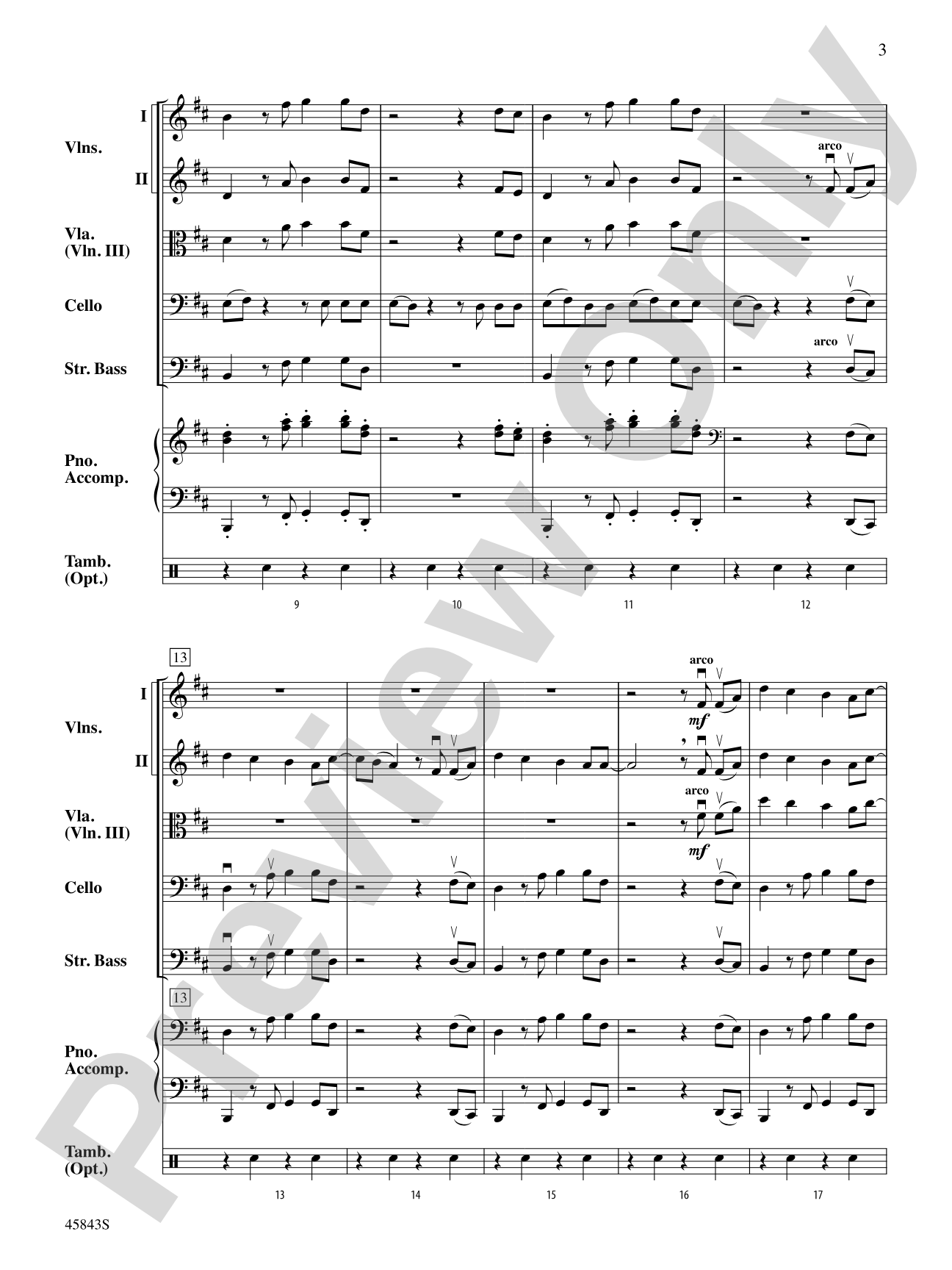 Work from Home: String Orchestra Conductor Score & Parts