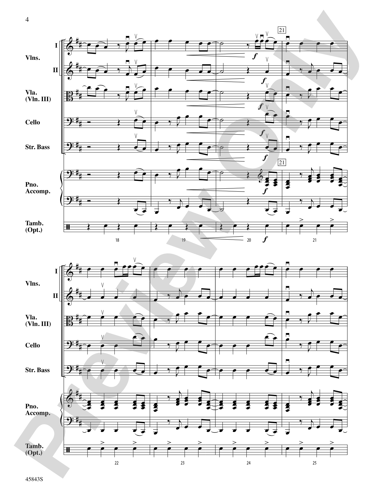 Work from Home: String Orchestra Conductor Score & Parts