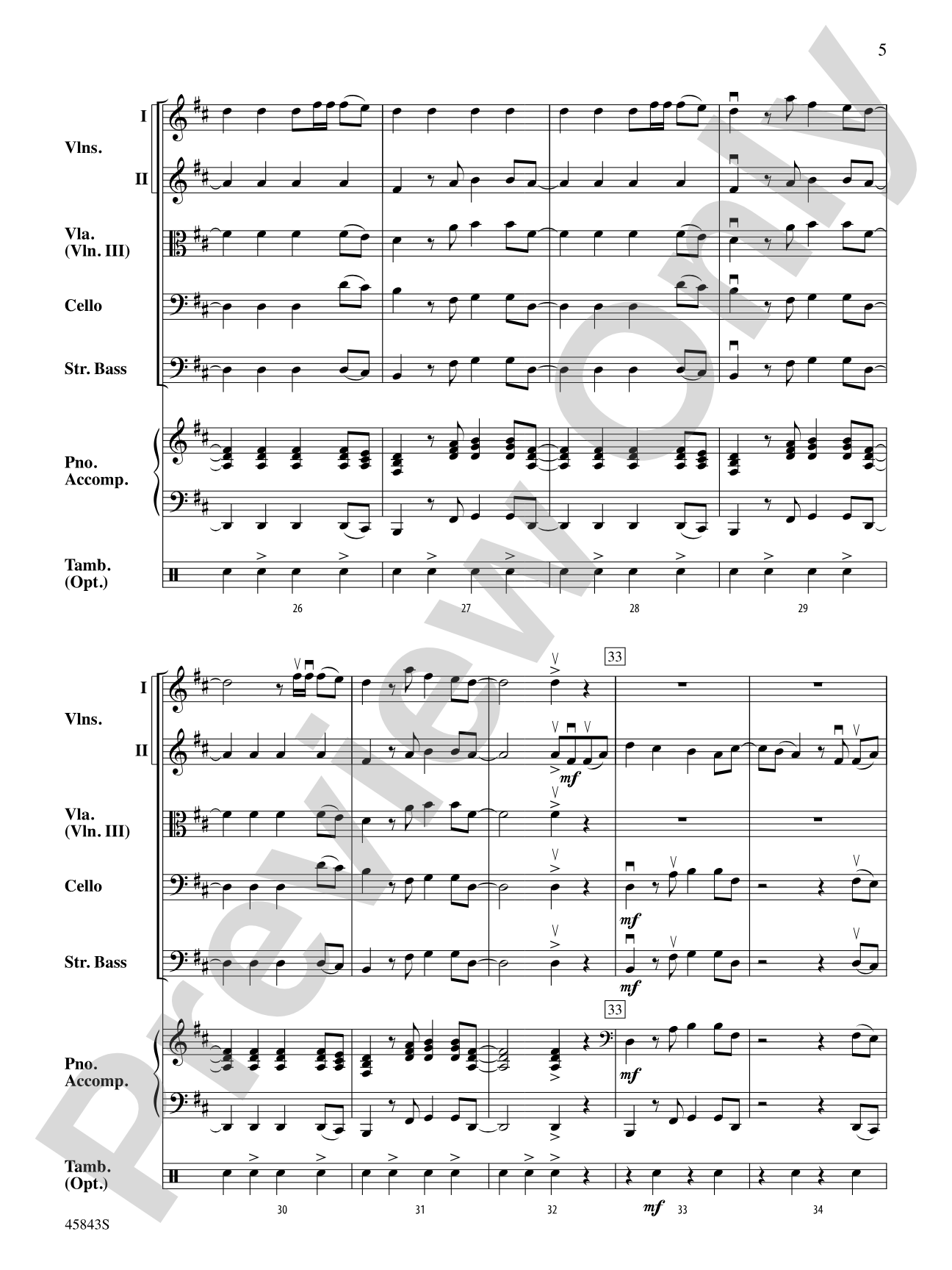 Work from Home: String Orchestra Conductor Score & Parts