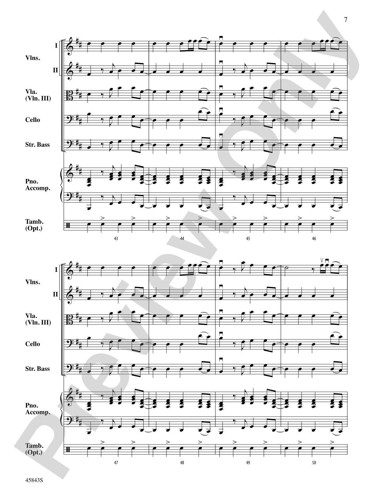 Work from Home: String Orchestra Conductor Score & Parts