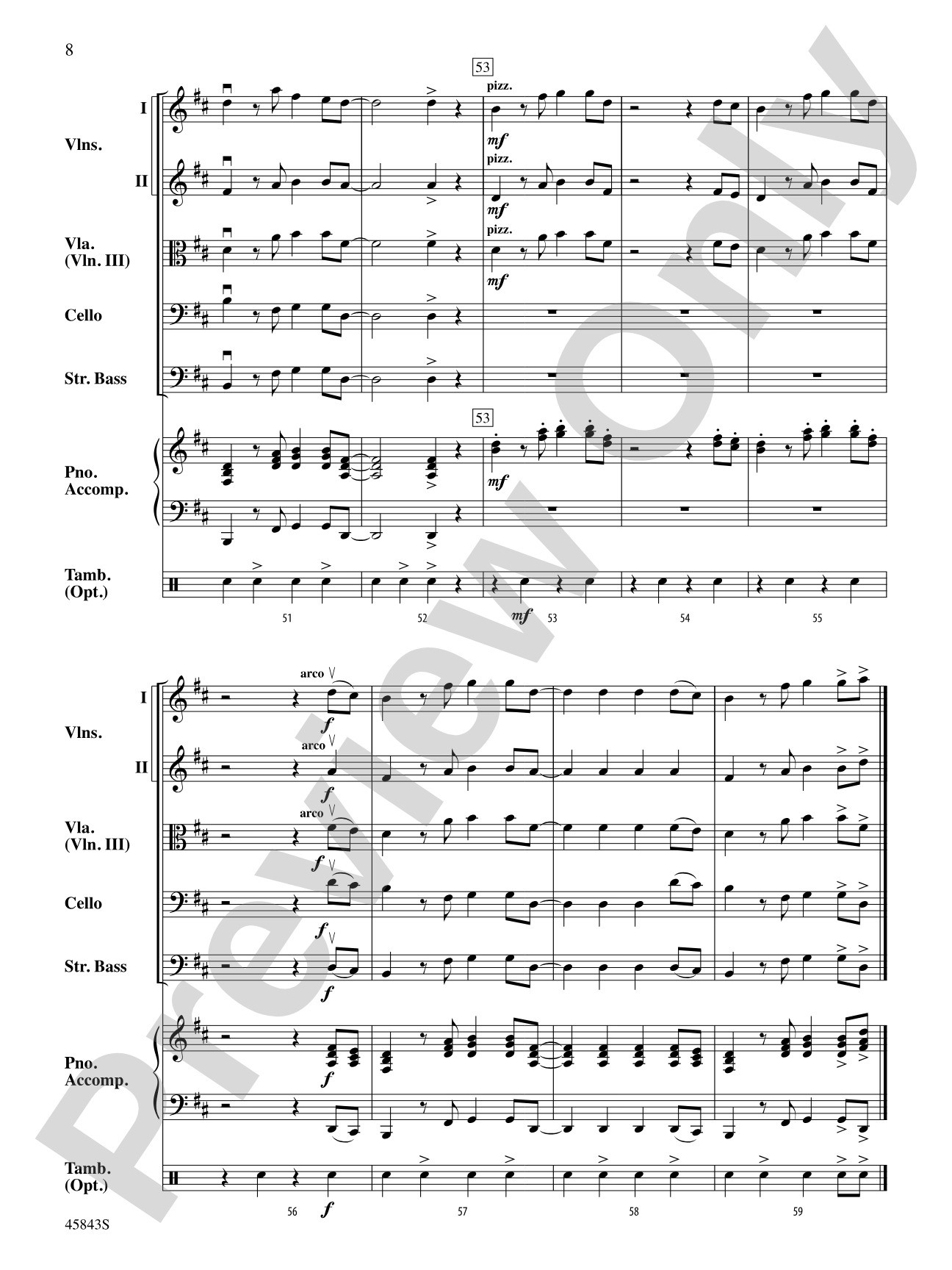 Work from Home: String Orchestra Conductor Score & Parts