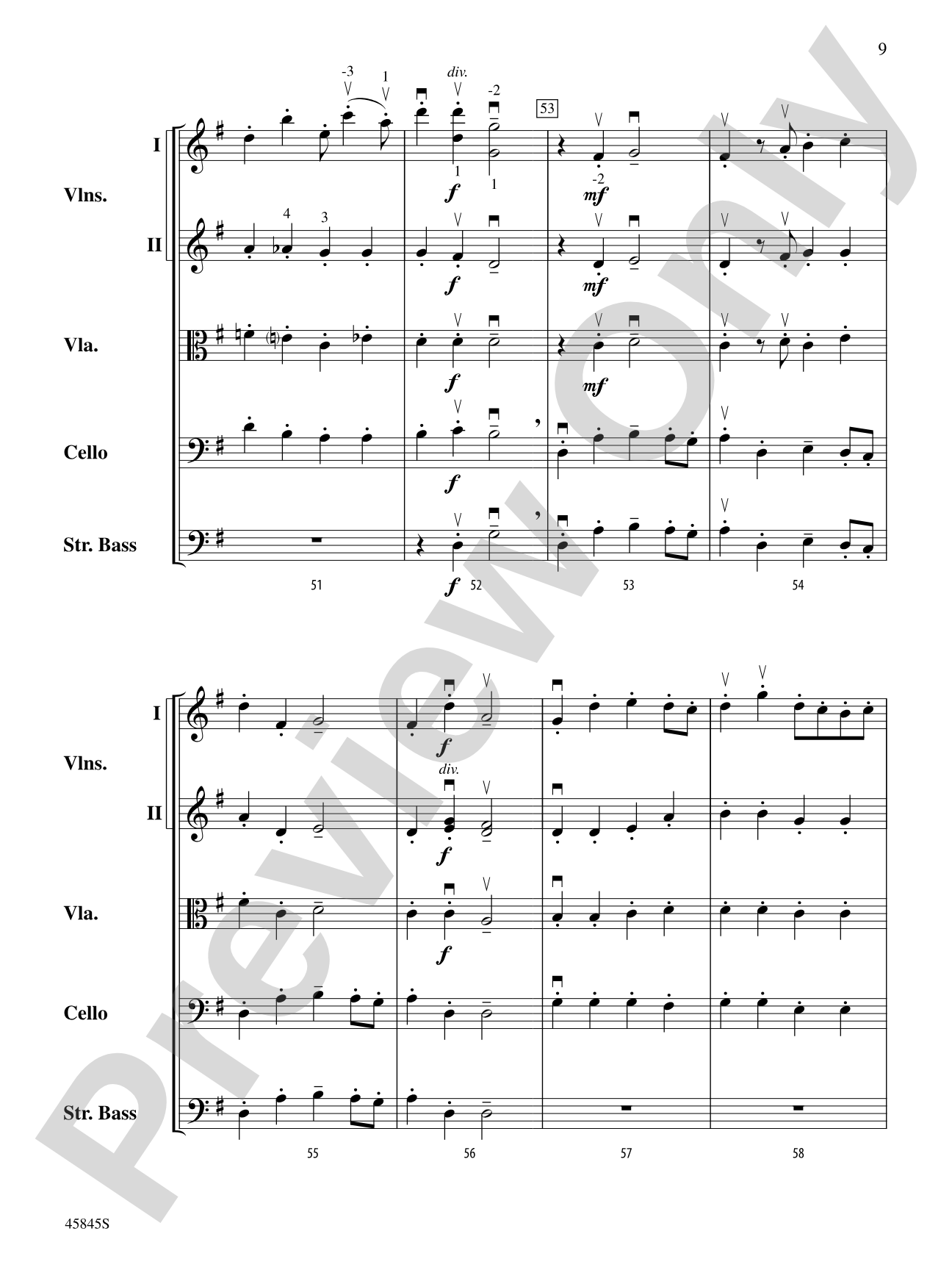 A Percy Grainger Portrait: String Orchestra Conductor Score & Parts